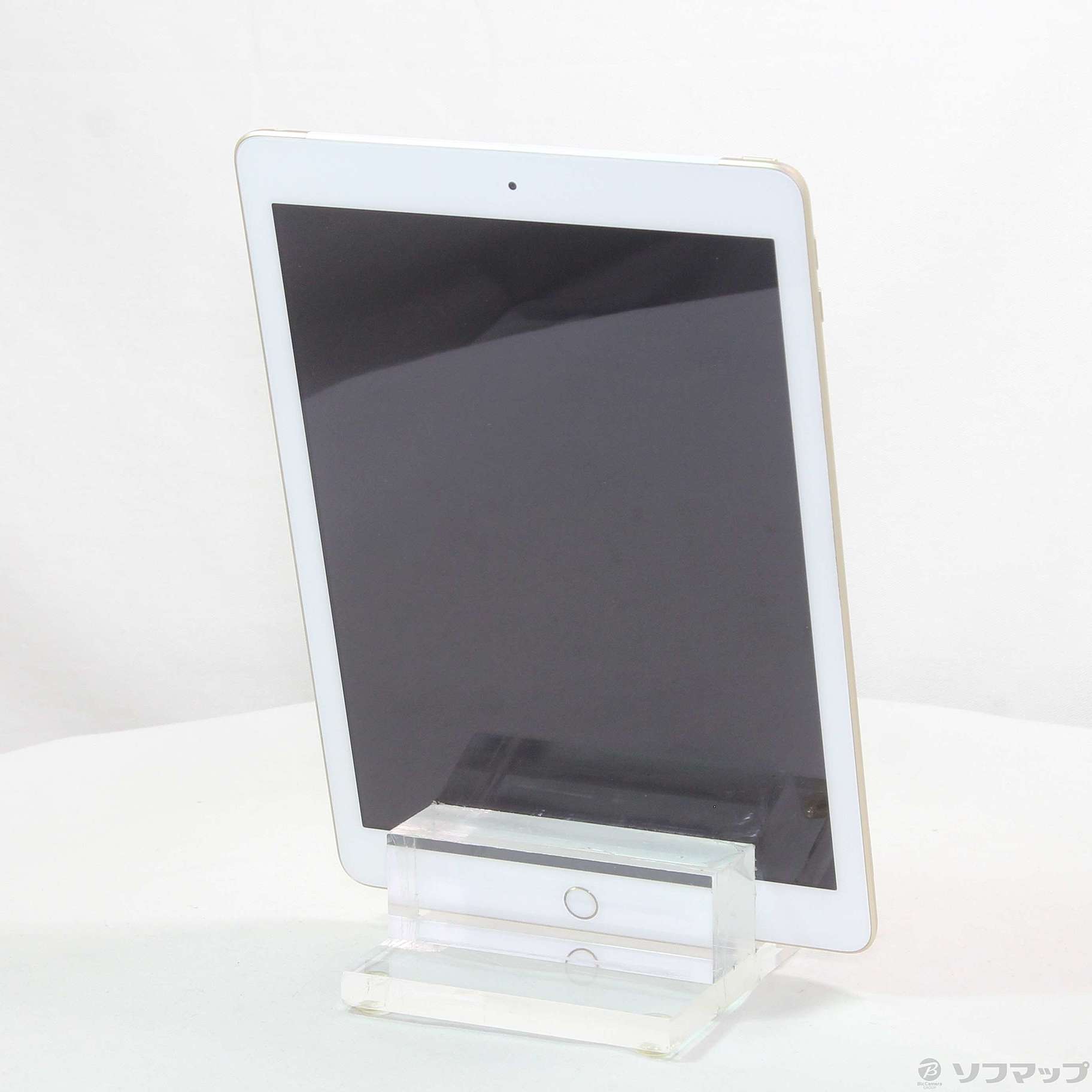 中古】発掘市 iPad 第5世代 32GB ゴールド MPG42J／A docomo