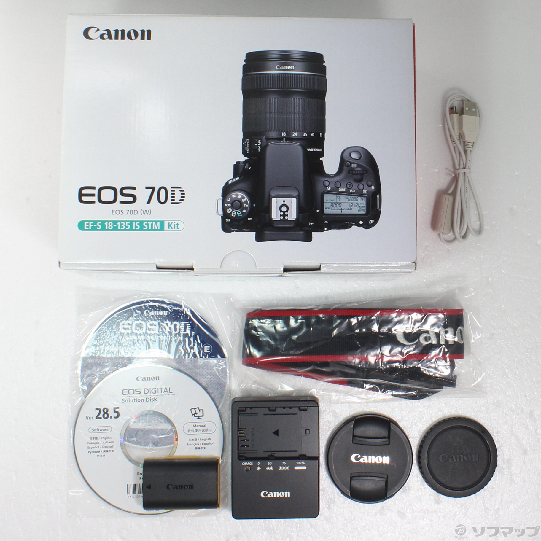 安い最新品【Canon】中古 EOS70D EF-S18-135IS STM レンズキット デジタルカメラ