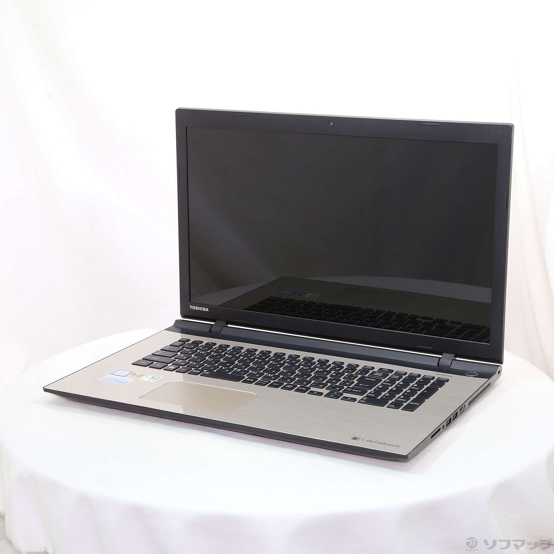 中古】格安安心パソコン dynabook T67／VG PT67VGP-BJA サテンゴールド 