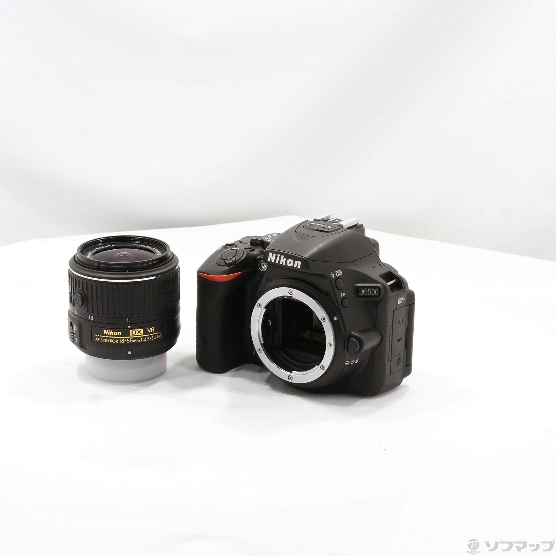 中古】NIKON D5500 18-55 VRII レンズキット ブラック [2133054210182] -  法人専用リコレ！|ソフマップの法人専用中古通販サイト