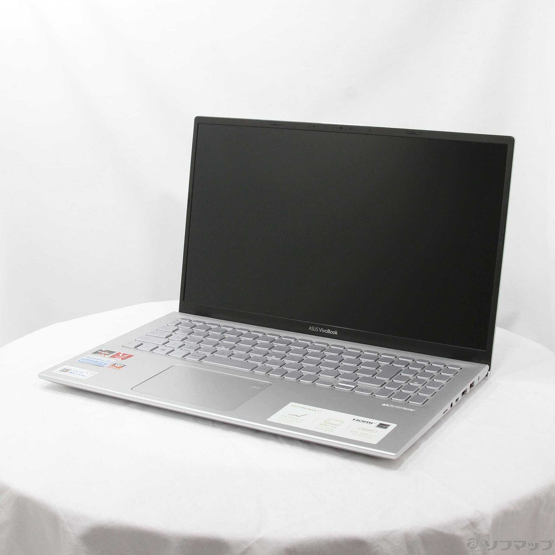 中古】VivoBook 15 X512DA ［Ryzen-7-3700U (2.3GHz)／8GB／SSD512GB／15.6インチ］  [2133054215453] - リコレ！|ビックカメラグループ ソフマップの中古通販サイト