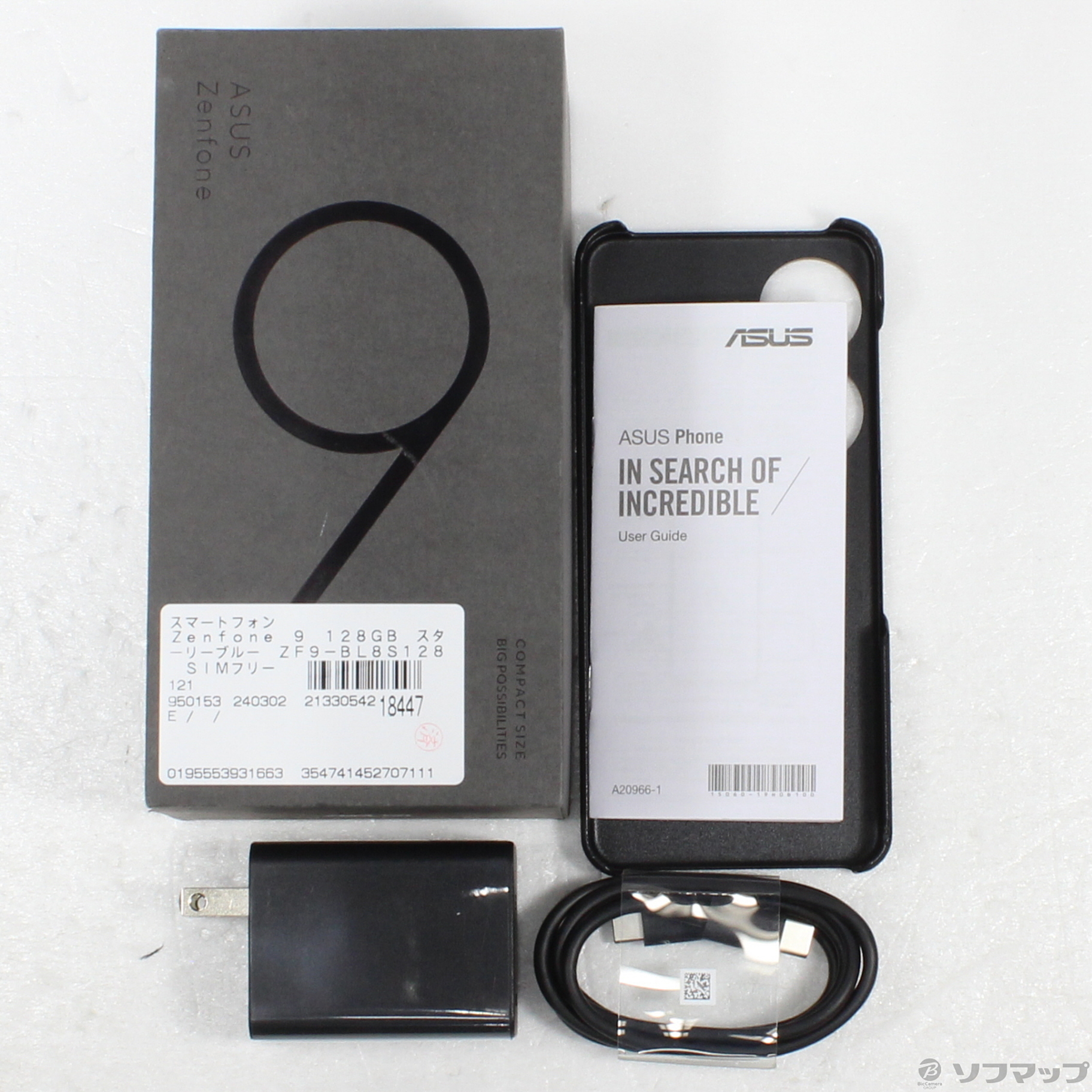 中古】Zenfone 9 128GB スターリーブルー ZF9-BL8S128 SIMフリー ...