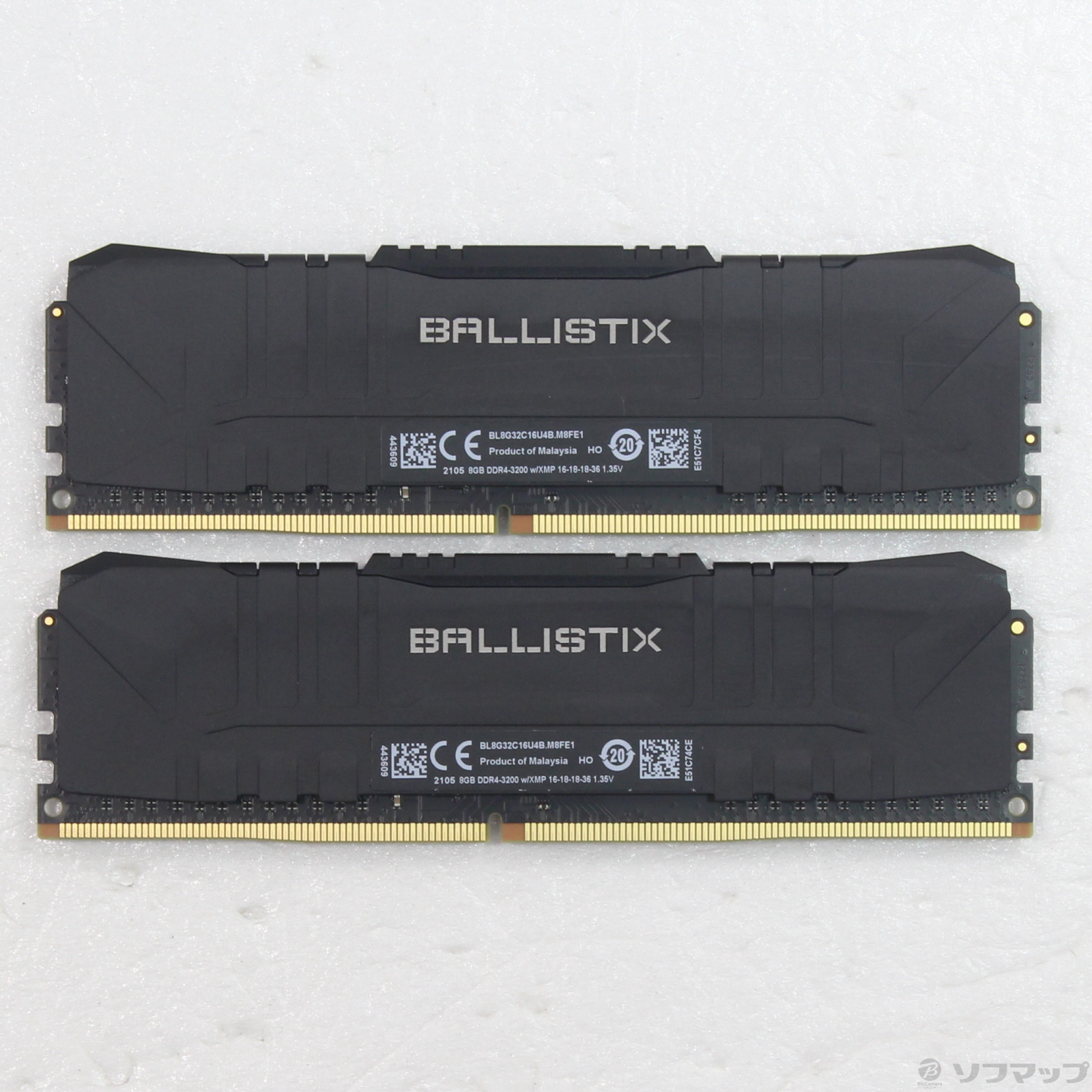 中古】Crucial Ballistix BL2K8G32C16U4B 16GB 8GB×2枚組