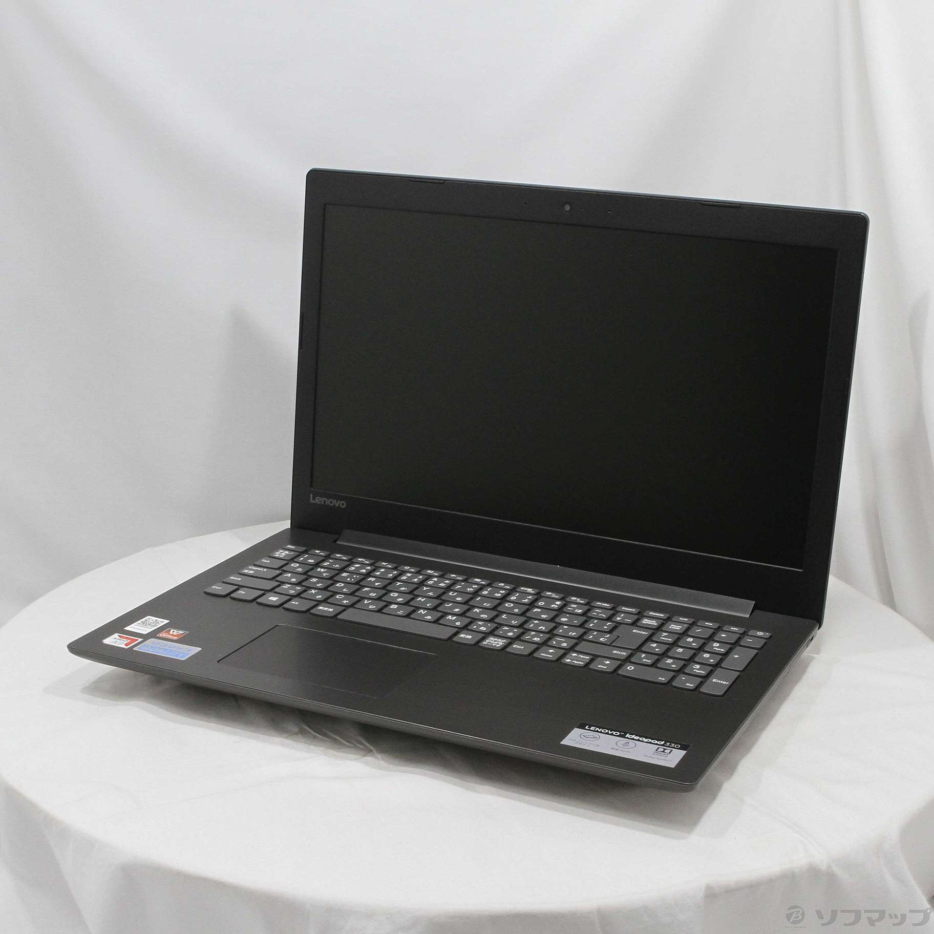 中古】ideapad 330 A9 81D600JAJP オニキスブラック 〔Windows 10〕 ［AMD APU A9-9425  (3.1GHz)／8GB／HDD1TB／15.6インチワイド］ [2133054233297] - リコレ！|ビックカメラグループ  ソフマップの中古通販サイト