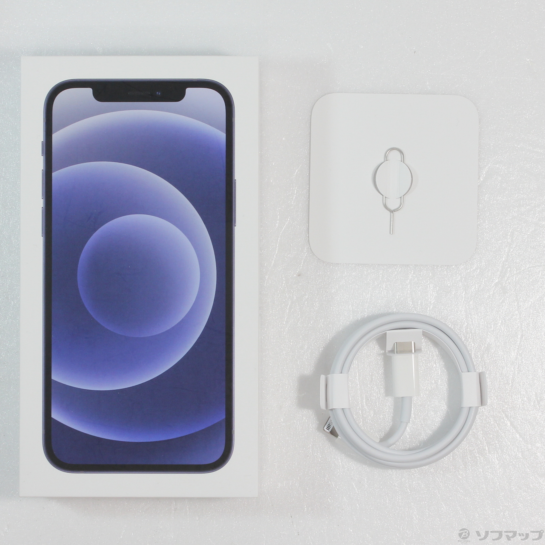 中古】iPhone12 64GB ブラック MGHN3J／A SIMフリー [2133054237295