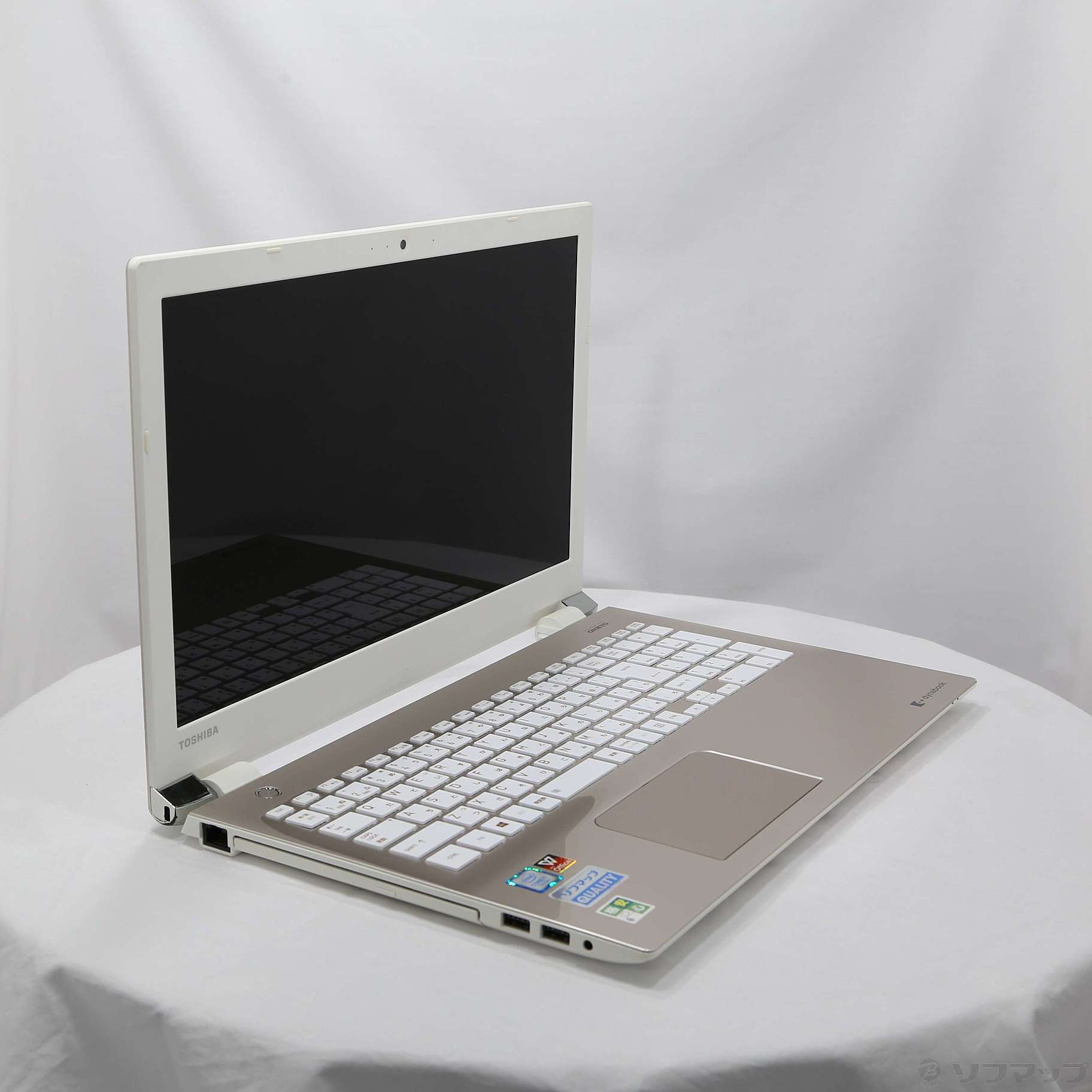 中古】格安安心パソコン dynabook T65／CG PT65CGP-RJB サテンゴールド