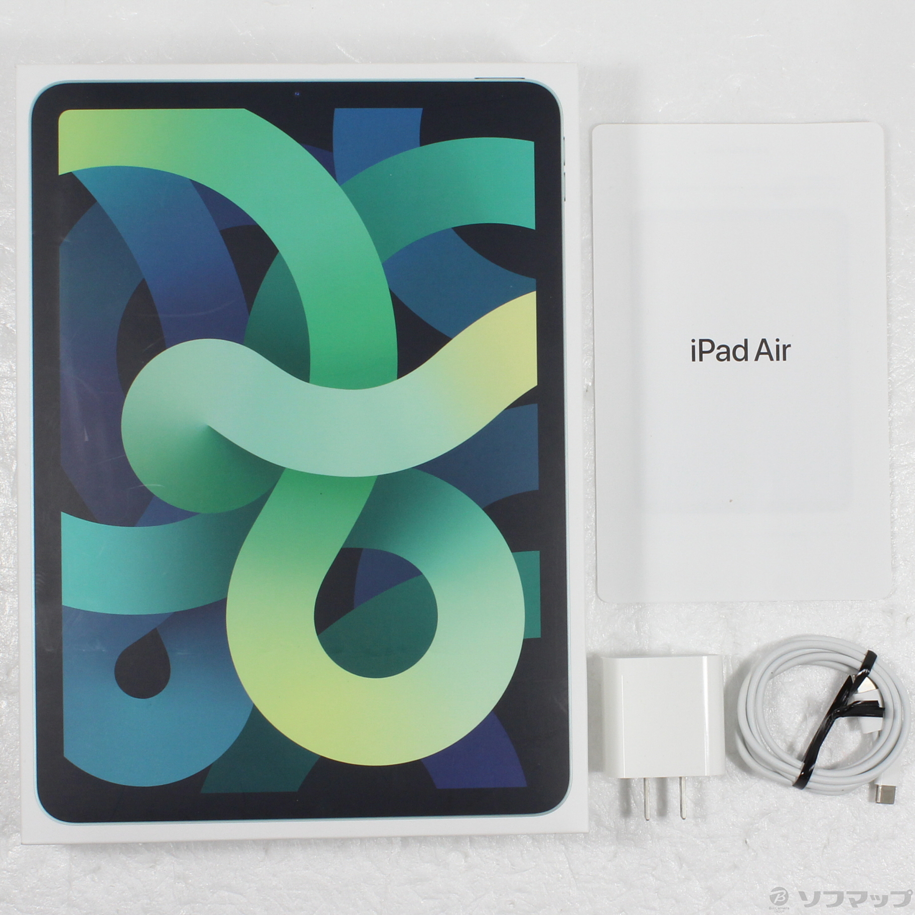 安い正本【iPadAir4】WiFiモデル64GB グリーン 美品 充電器コード付属 iPadアクセサリー
