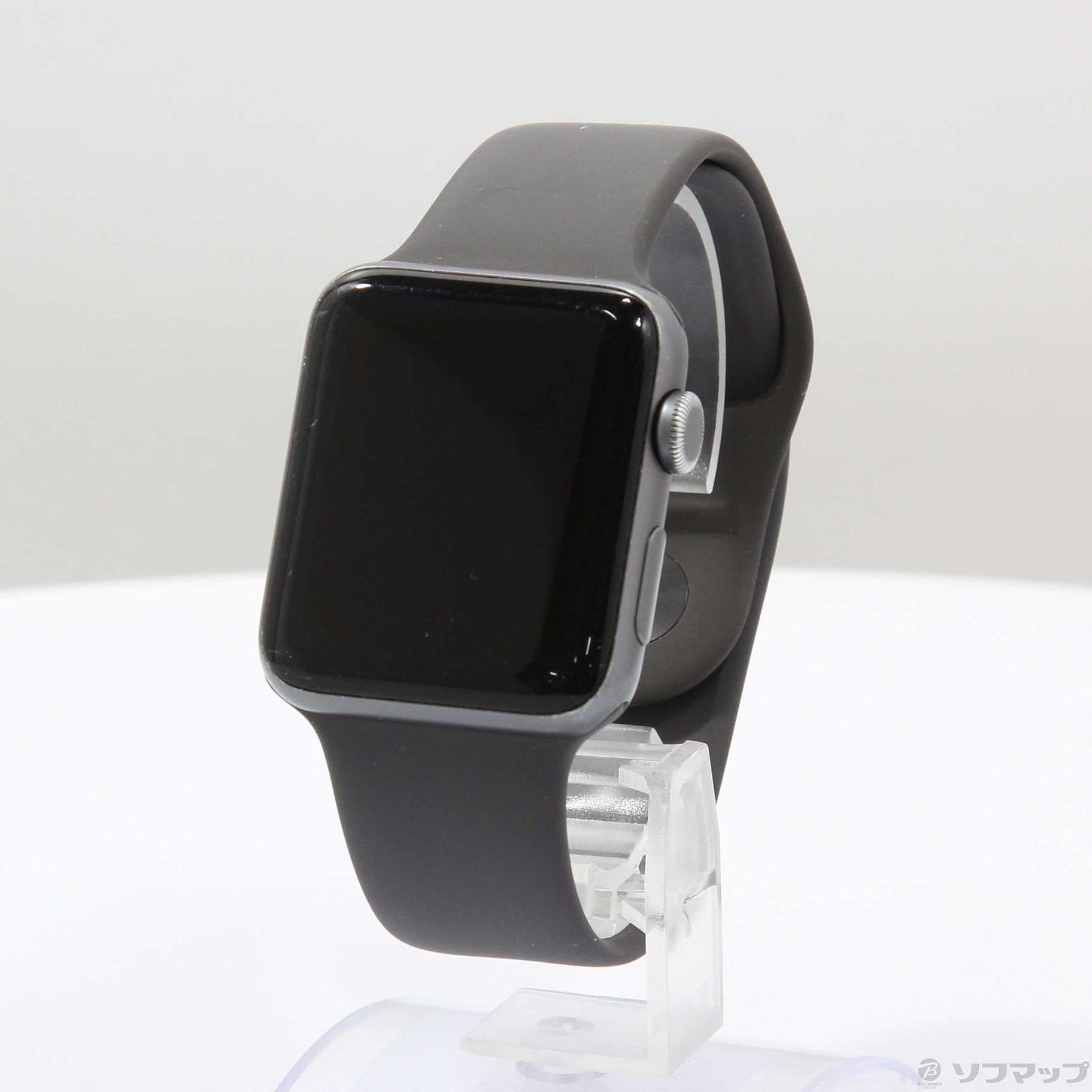 中古品〕 Apple Watch Series 3 GPS 42mm スペースグレイアルミニウム 