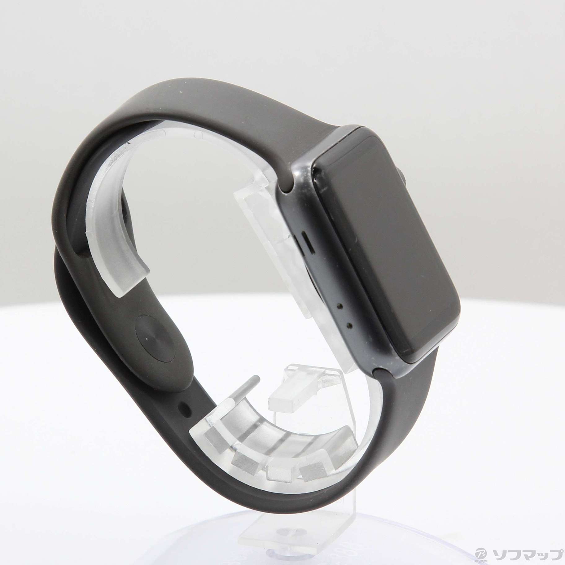 中古品〕 Apple Watch Series 3 GPS 42mm スペースグレイアルミニウム 