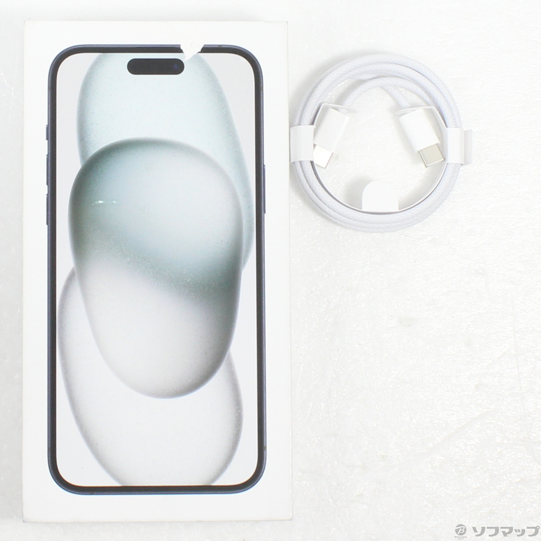 中古】iPhone15 Plus 128GB ブラック MU083J／A SIMフリー