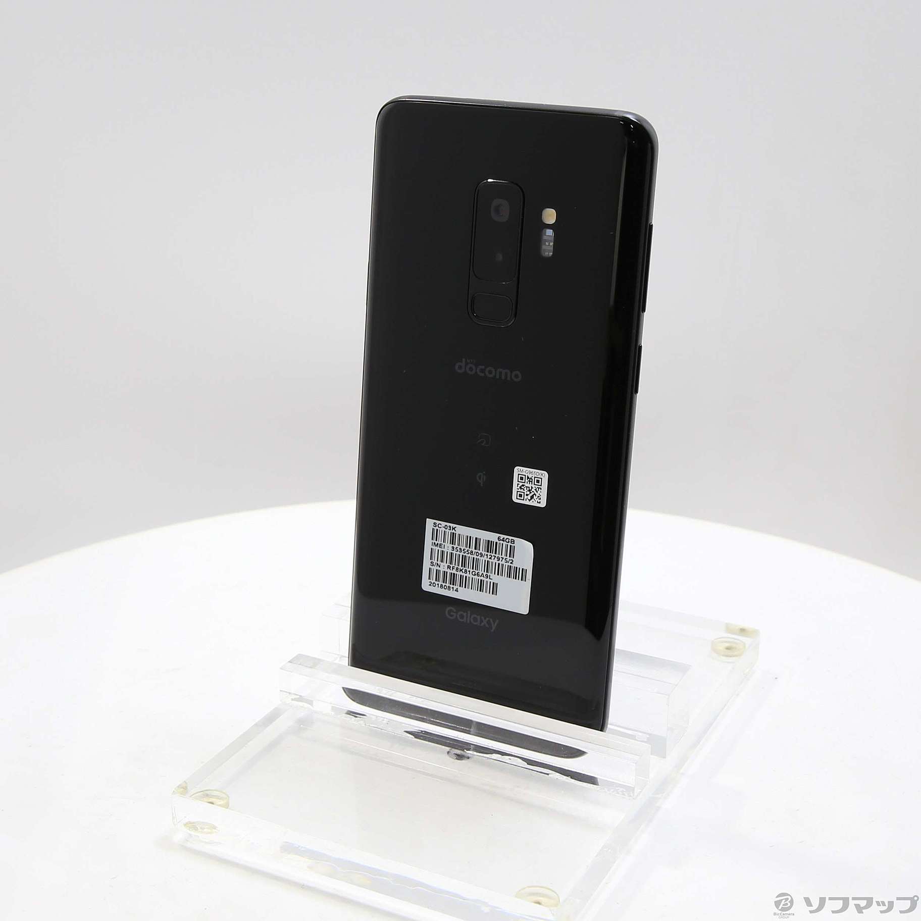 中古】GALAXY S9+ 64GB ミッドナイトブラック SC-03K docomoロック解除