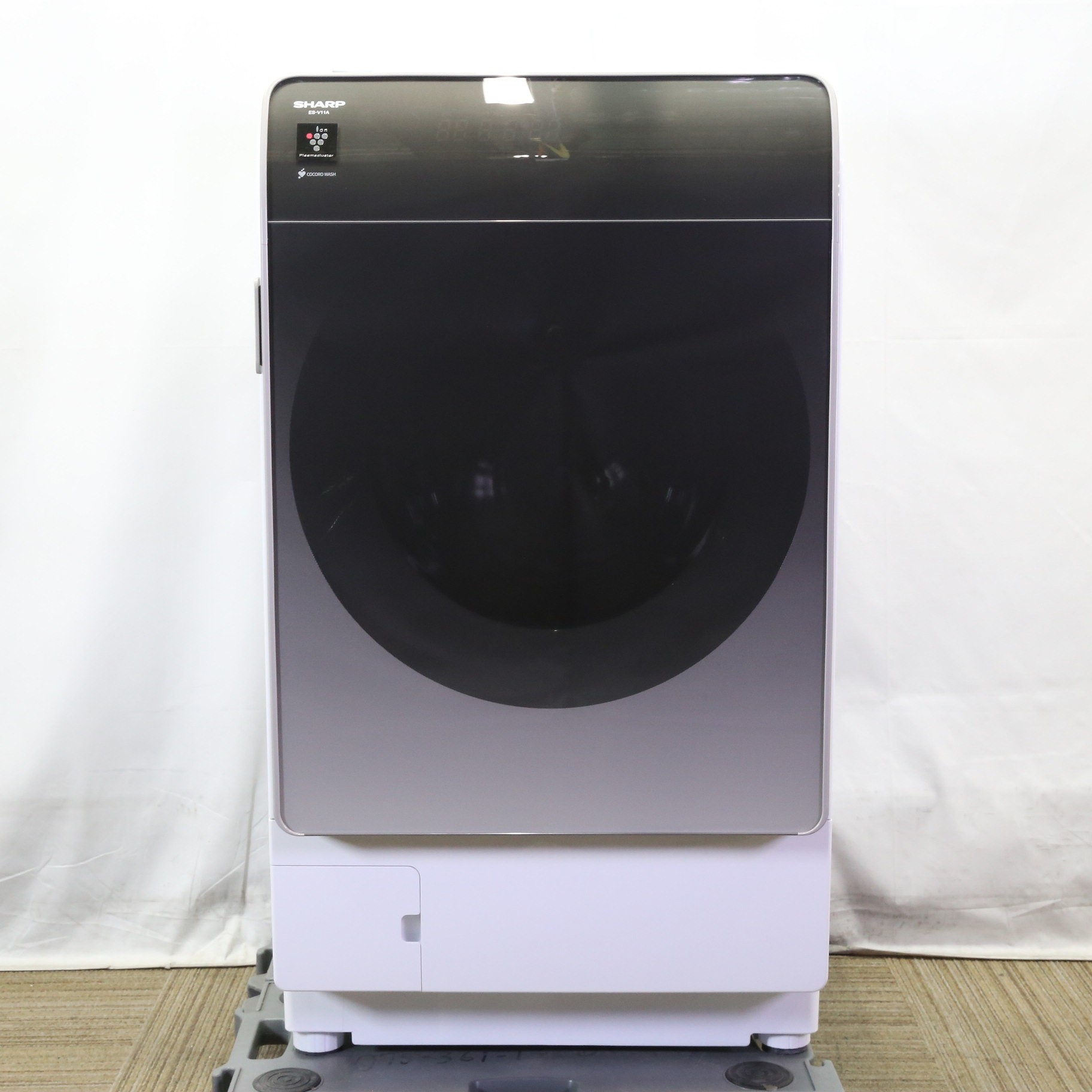 中古】〔展示品〕 ドラム式洗濯乾燥機 アッシュゴールド ES-V11A-NR 