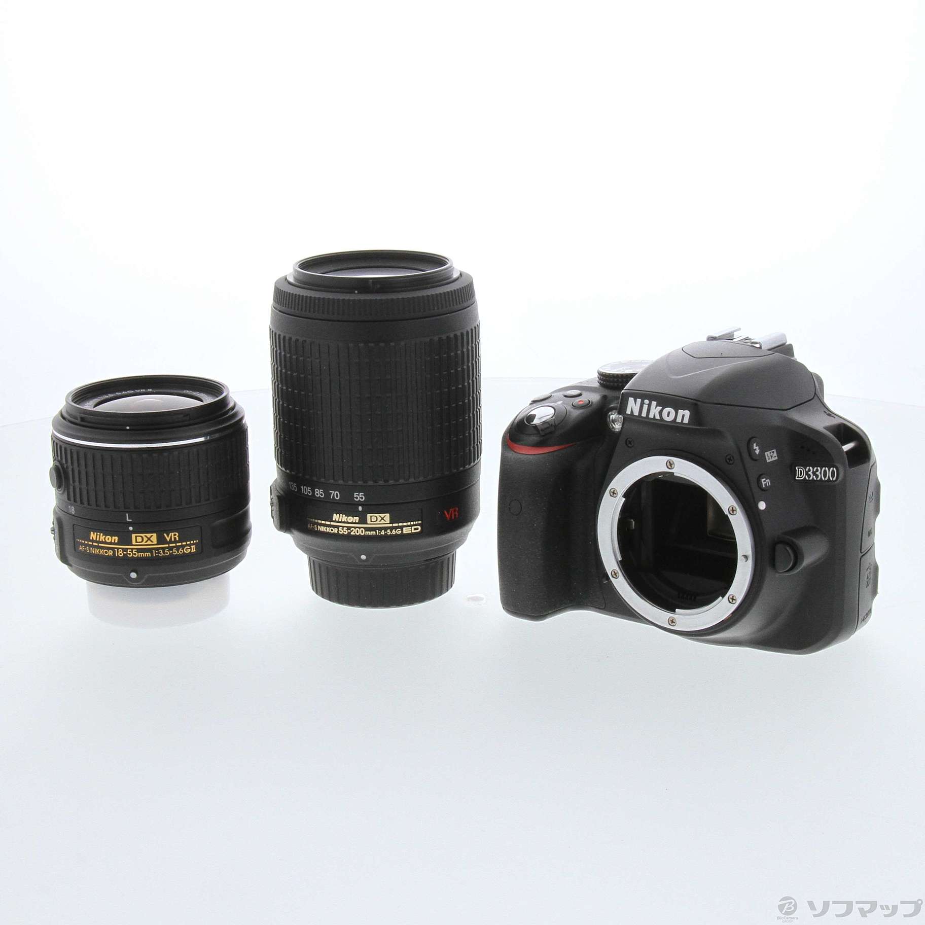 中古】NIKON D3300 ダブルズームキット (2416万画素／SDXC) [2133054308377] - リコレ！|ビックカメラグループ  ソフマップの中古通販サイト