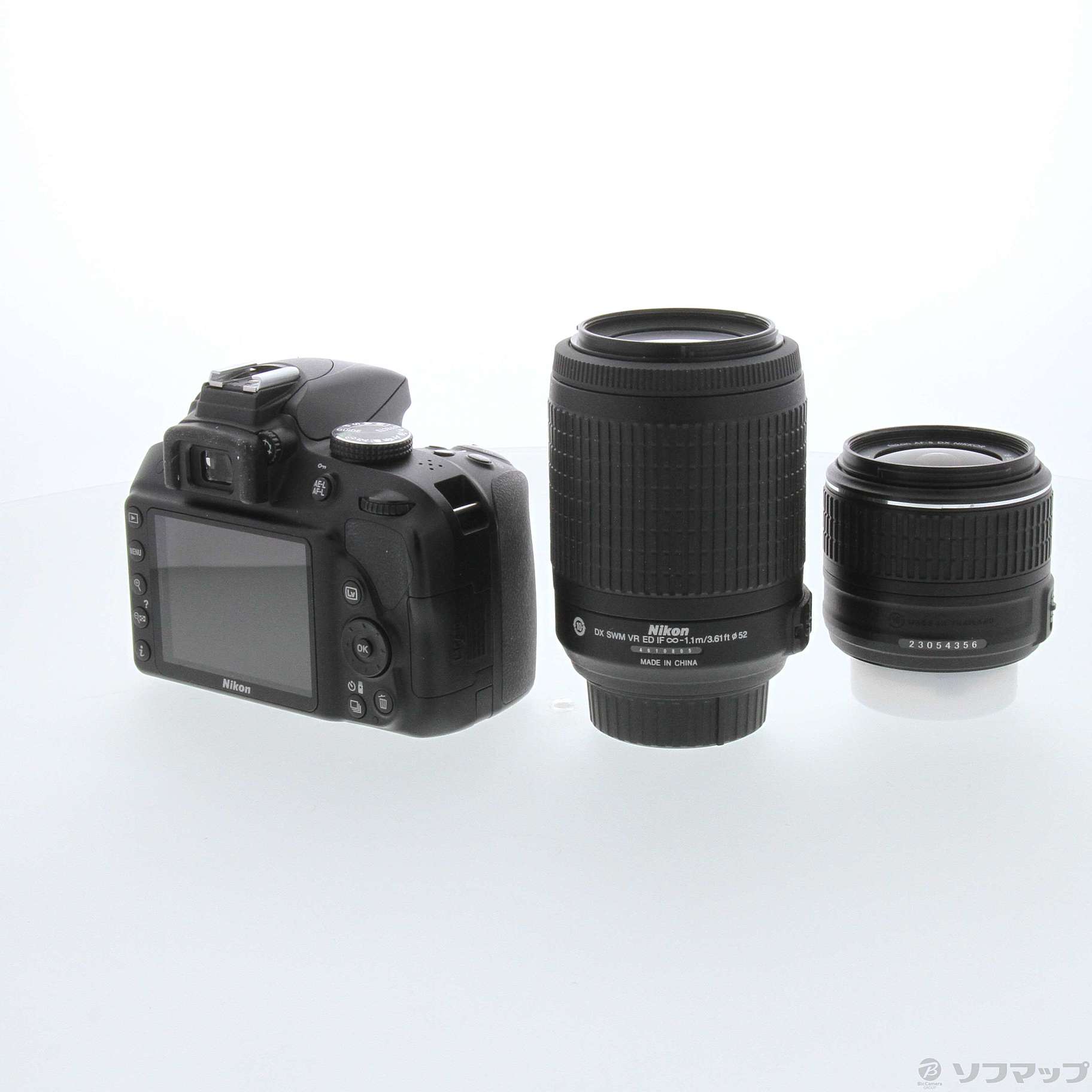 中古】NIKON D3300 ダブルズームキット (2416万画素／SDXC