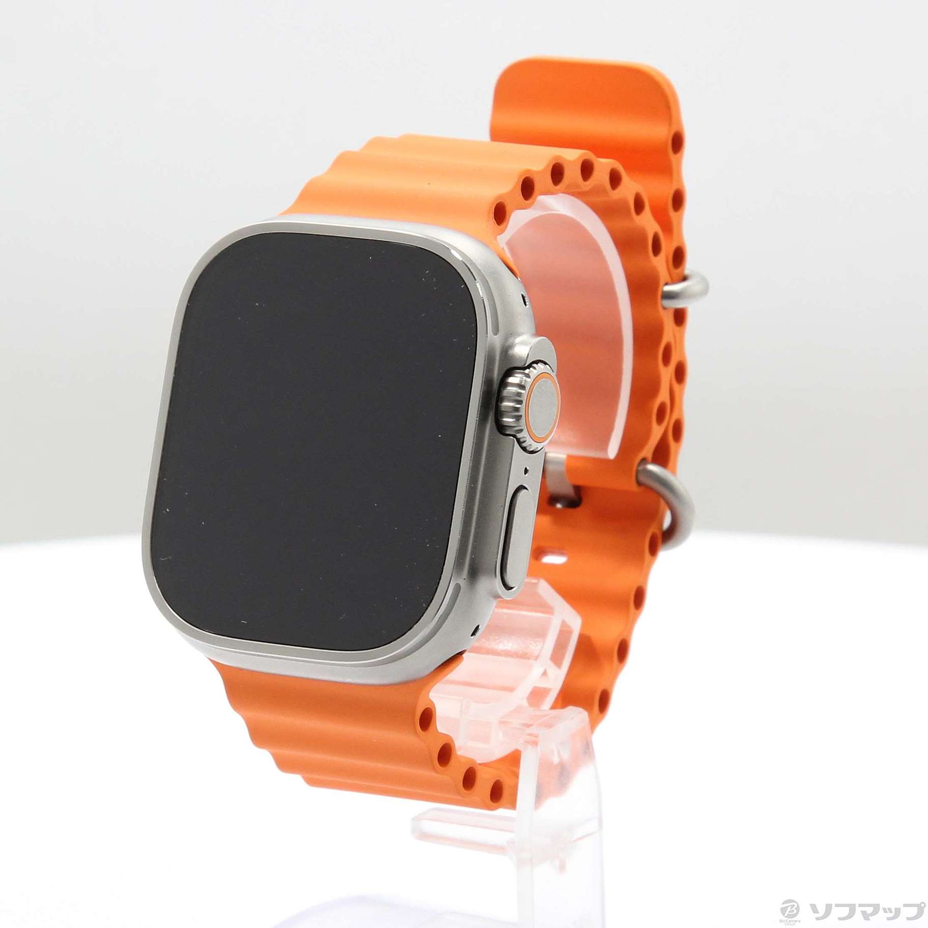 Apple Watch Ultra 2 GPS + Cellular 49mm チタニウムケース オレンジオーシャンバンド