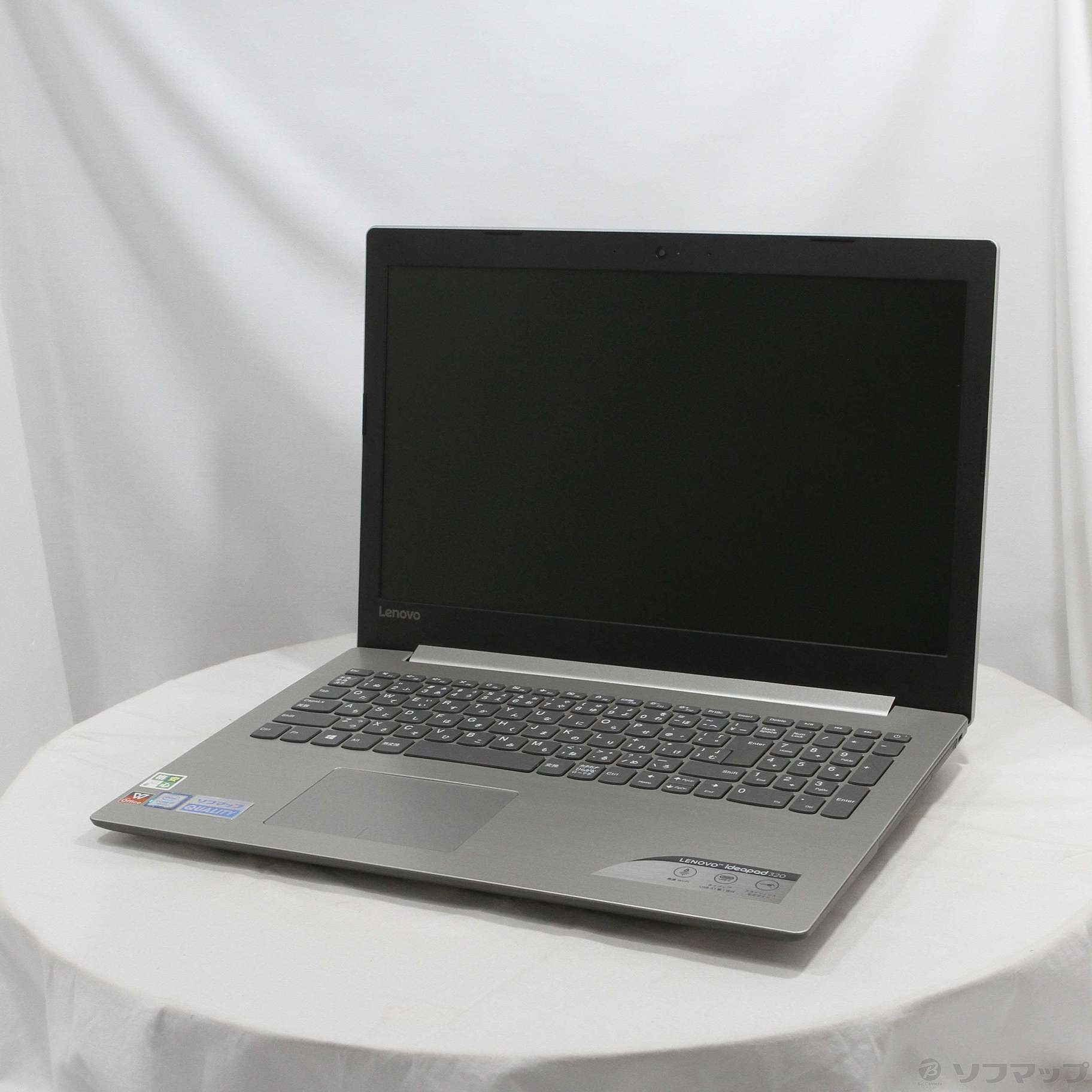 中古】格安安心パソコン ideapad 320 80XL00MMJP プラチナシルバー 〔Windows 10〕 ［Core i7 7500U  (2.7GHz)／4GB／HDD1TB／15.6インチワイド］ [2133054323264] - リコレ！|ビックカメラグループ  ソフマップの中古通販サイト