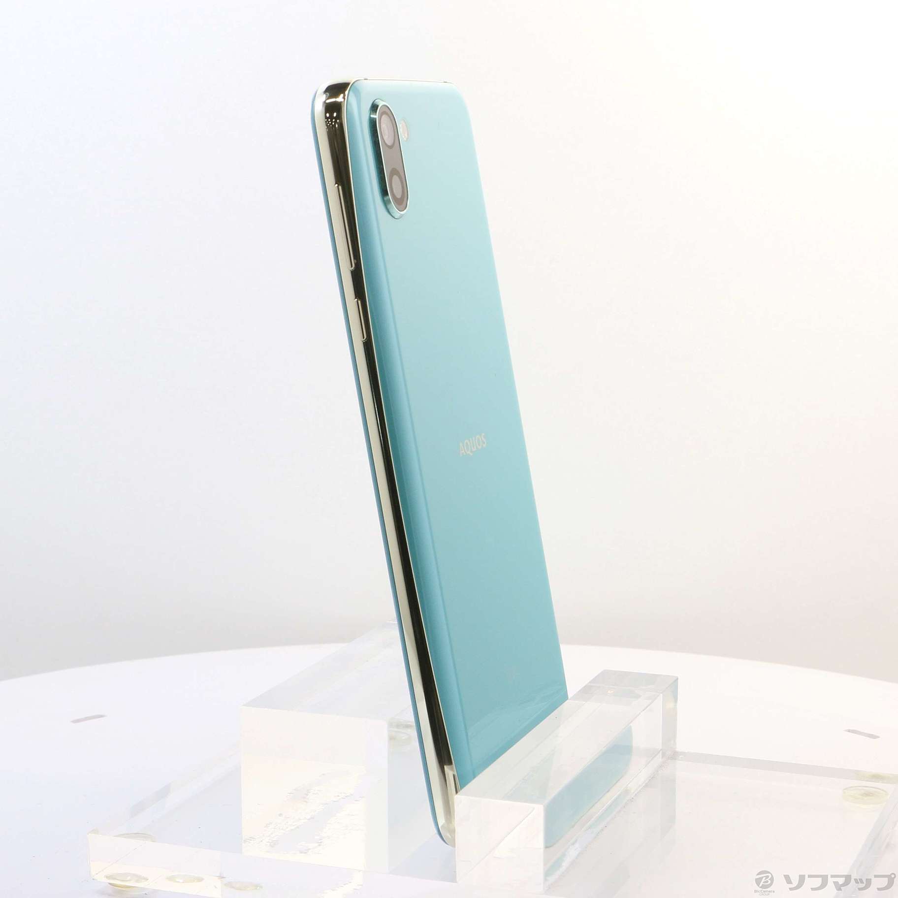 AQUOS - au SHV42 アクアマリン　未使用品　SIMロック解除済 中古】AQUOS R2 64GB アクアマリン SHV42 auロック解除SIMフリー