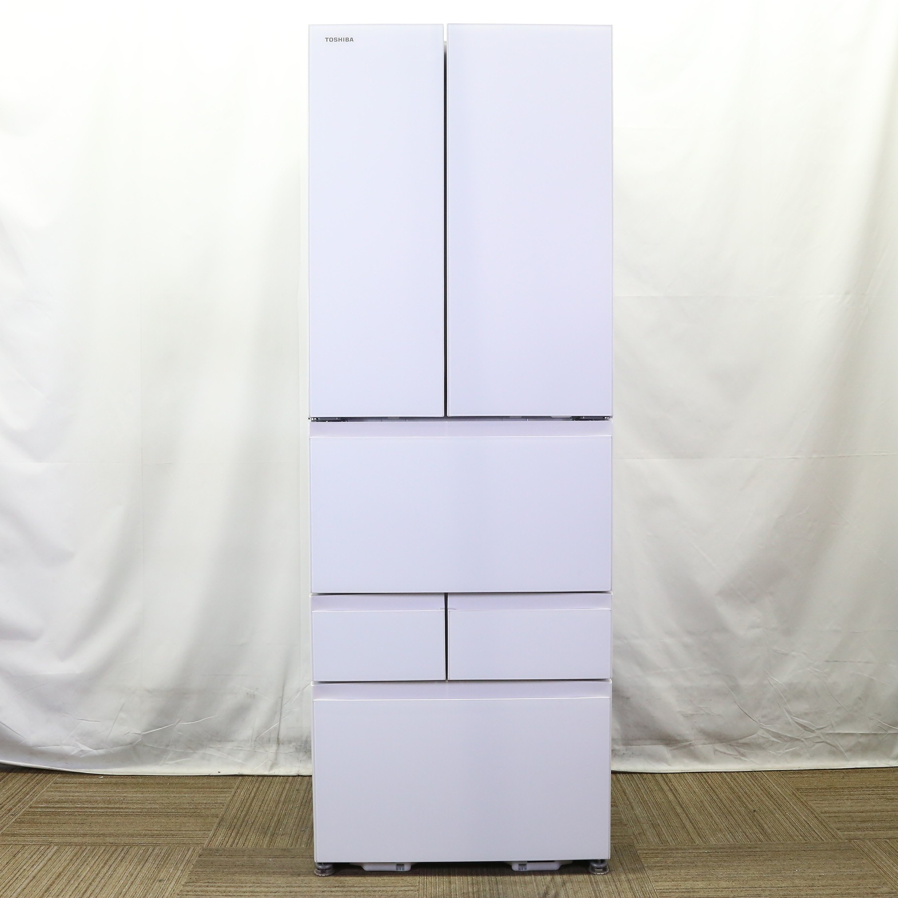 中古】〔展示品〕 冷蔵庫 グランホワイト GR-V460FH(EW) ［幅65cm 