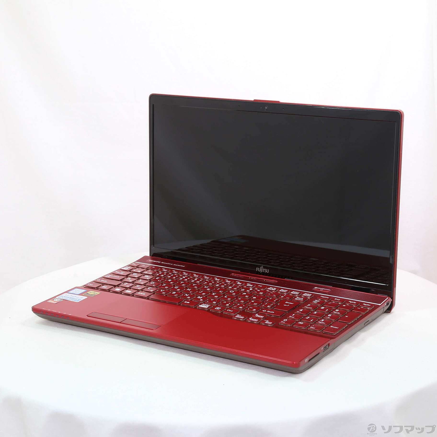 中古】LIFEBOOK AH53／C2 FMVA53C2R ガーネットレッド 〔Windows 10 ...