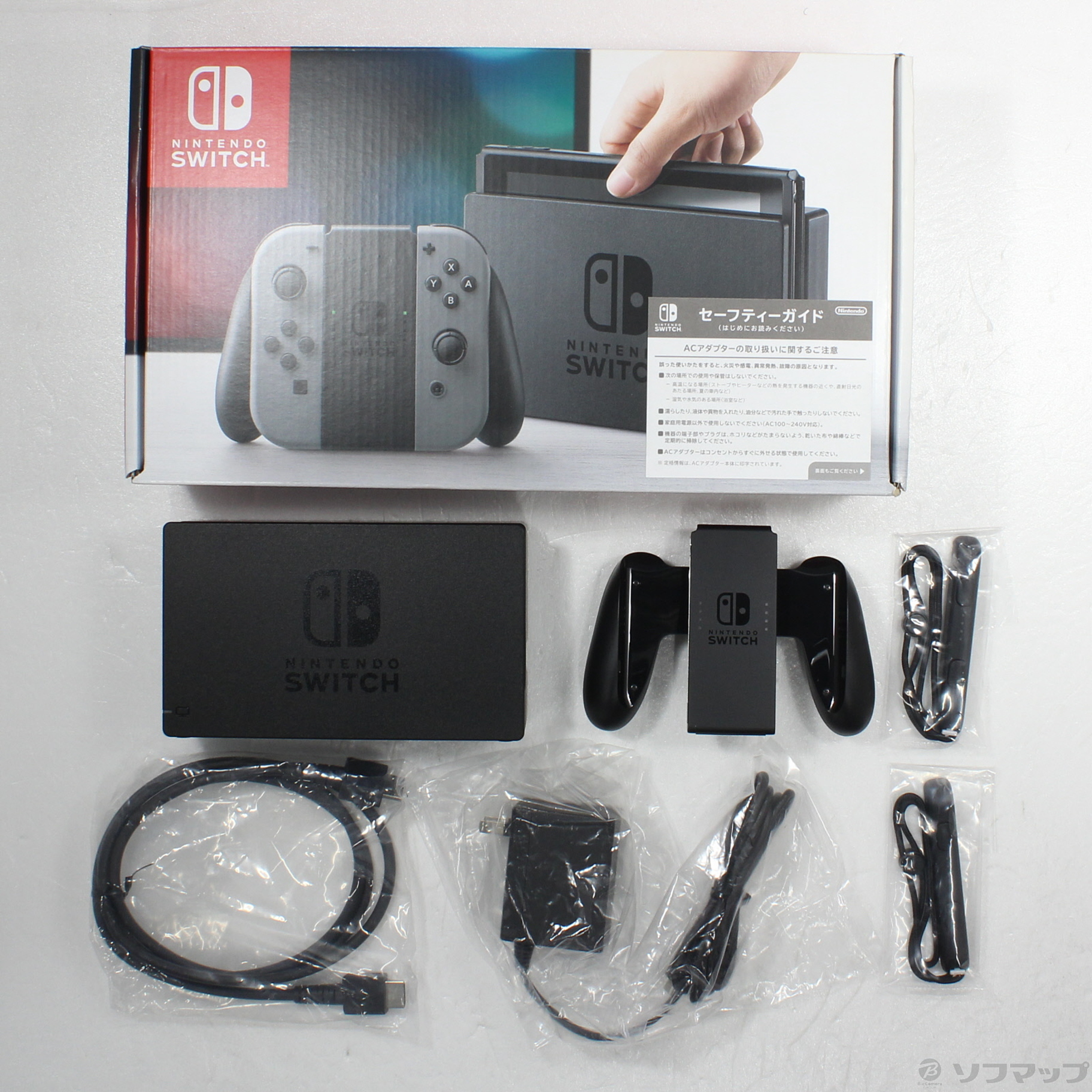 中古品〕 Nintendo Switch Joy-Con (L) ／ (R) グレー｜の通販はアキバ 