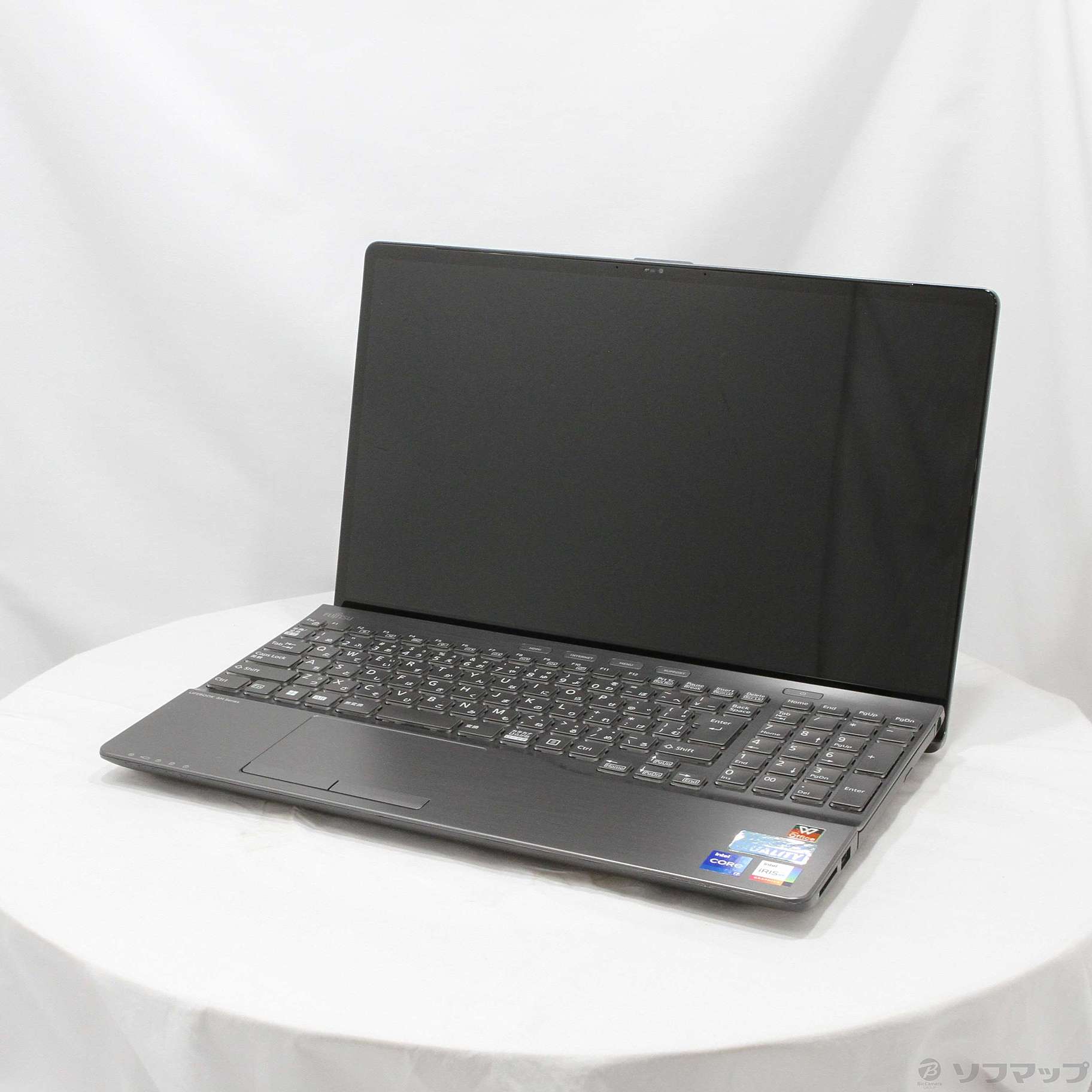 中古】LIFEBOOK AH77／H2 FMVA77H2B ブライトブラック ［Core-i7-1260P  (2.1GHz)／16GB／SSD512GB／15.6インチワイド］ [2133054374754] - リコレ！|ビックカメラグループ  ソフマップの中古通販サイト