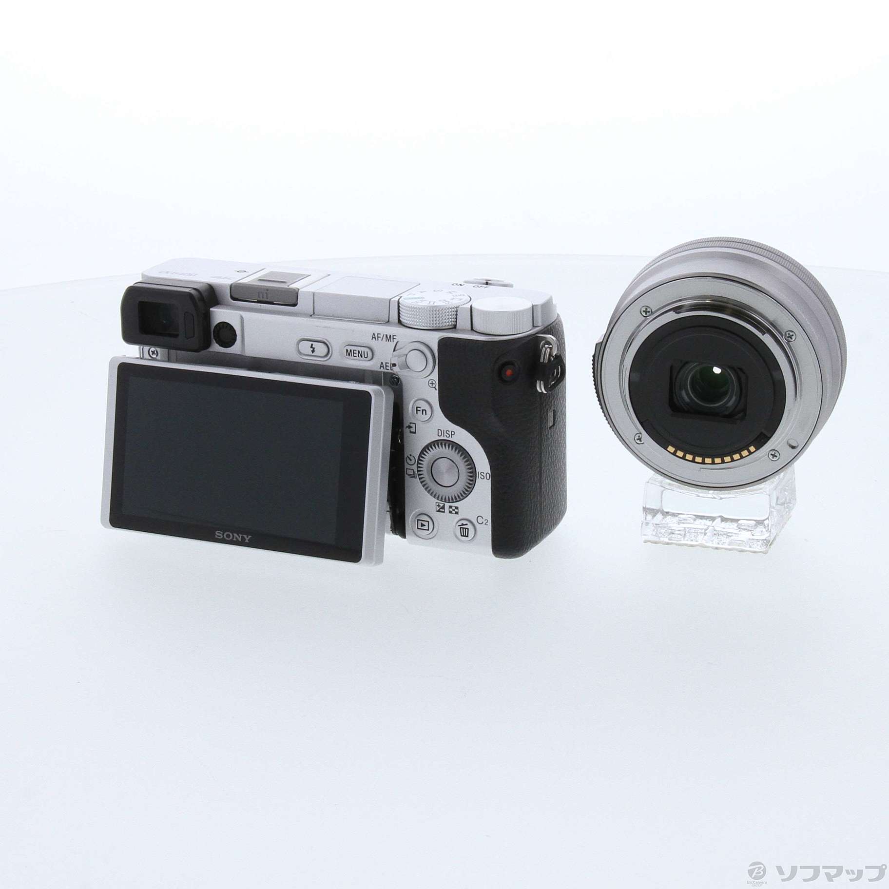 中古】α6400 ILCE-6400L パワーズームレンズキット シルバー [2133054375782] - リコレ！|ビックカメラグループ  ソフマップの中古通販サイト