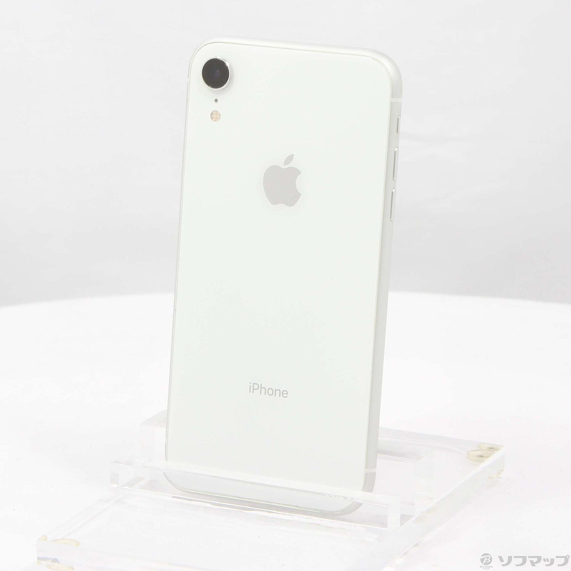 (中古)Apple iPhoneXR 64GB ホワイト MT032J/A SIMフリー(371-ud)