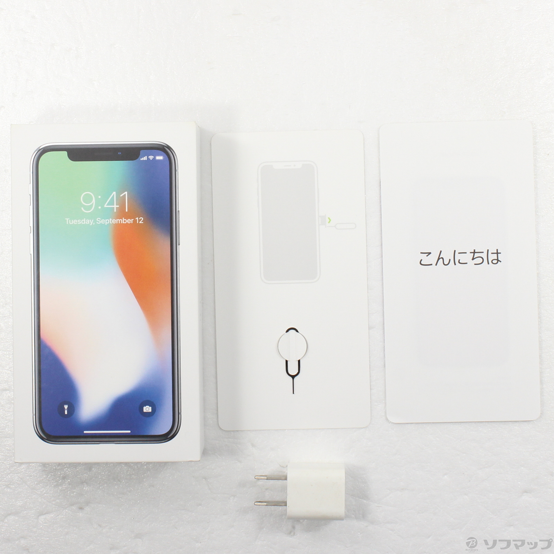 中古】iPhoneX 64GB シルバー MQAY2J／A SIMフリー [2133054385675] - リコレ！|ビックカメラグループ  ソフマップの中古通販サイト