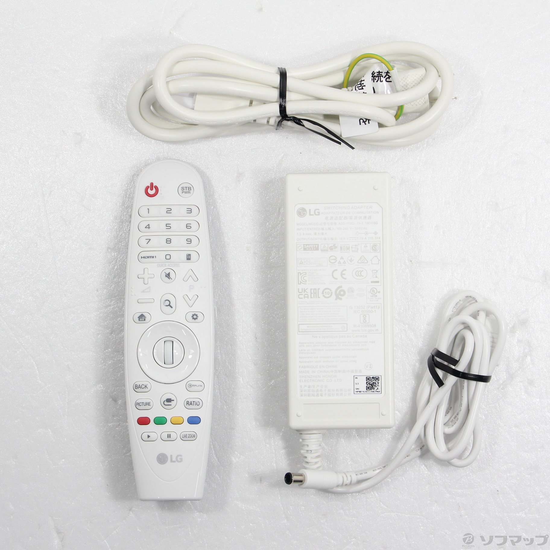 大勧め LG リモコン・電源アダプター 超短焦点プロジェクター HF65LS プロジェクター
