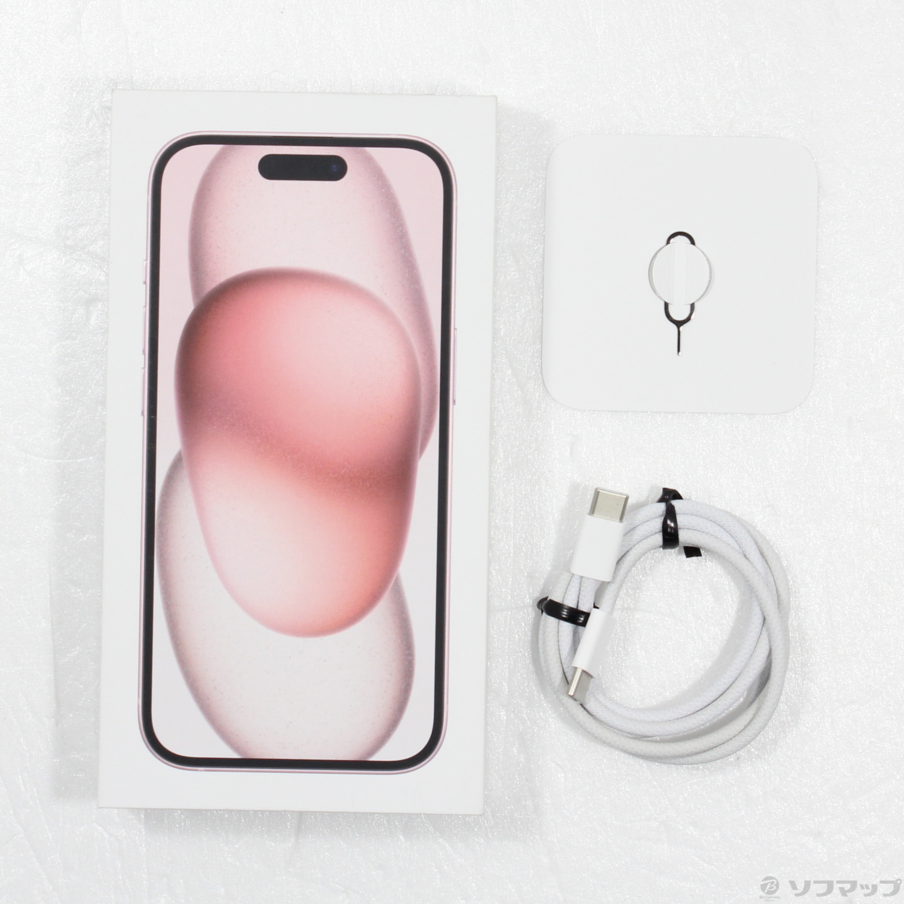 中古】iPhone15 128GB ピンク MTMJ3J／A SIMフリー [2133054404581 