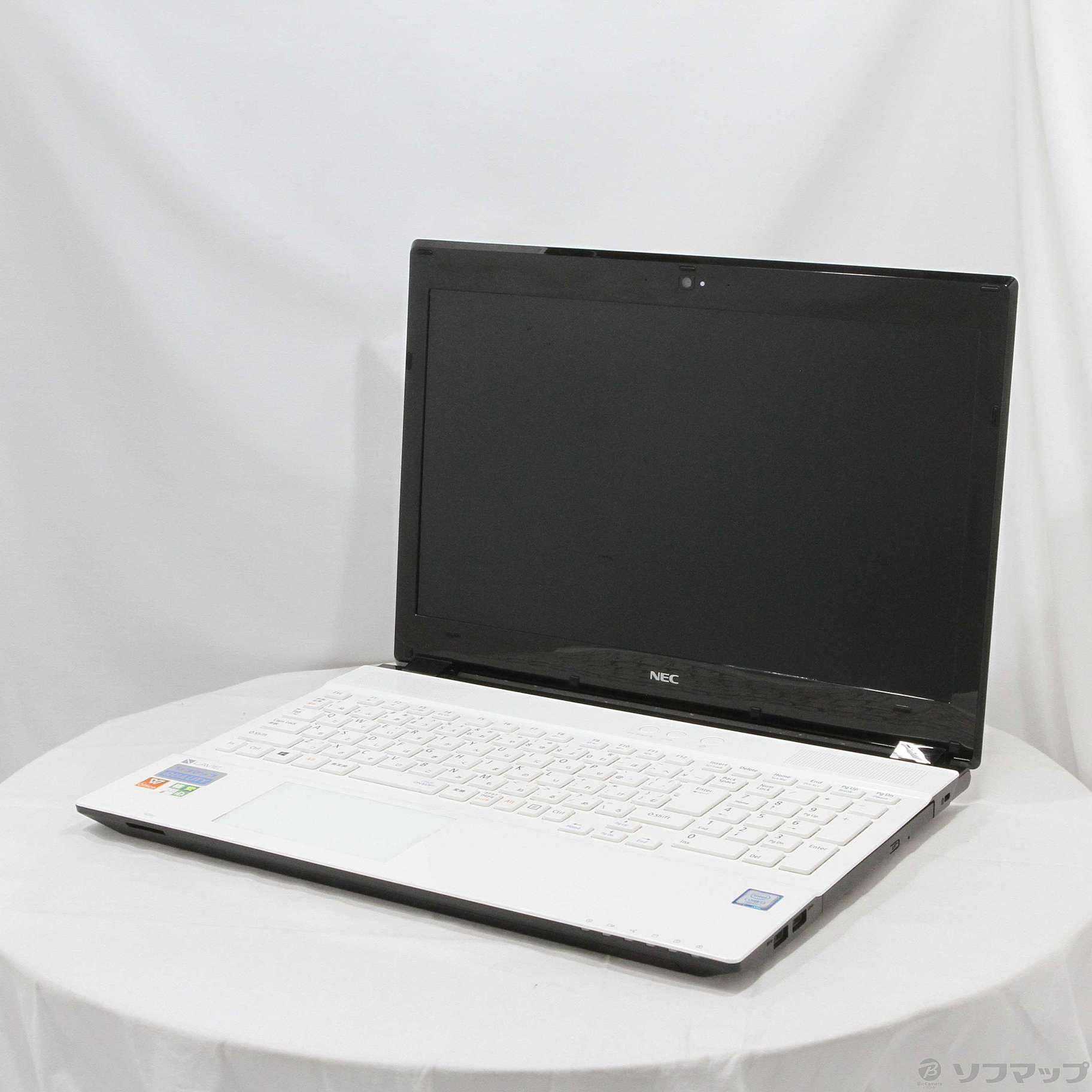 中古】格安安心パソコン LaVie Note Standard NS350／GAW PC-NS350GAW クリスタルホワイト 〔Windows  10〕 ［Core-i3-7100U (2.4GHz)／4GB／HDD1TB／15.6インチワイド］ [2133054405885] -  リコレ！|ビックカメラグループ ソフマップの中古通販サイト