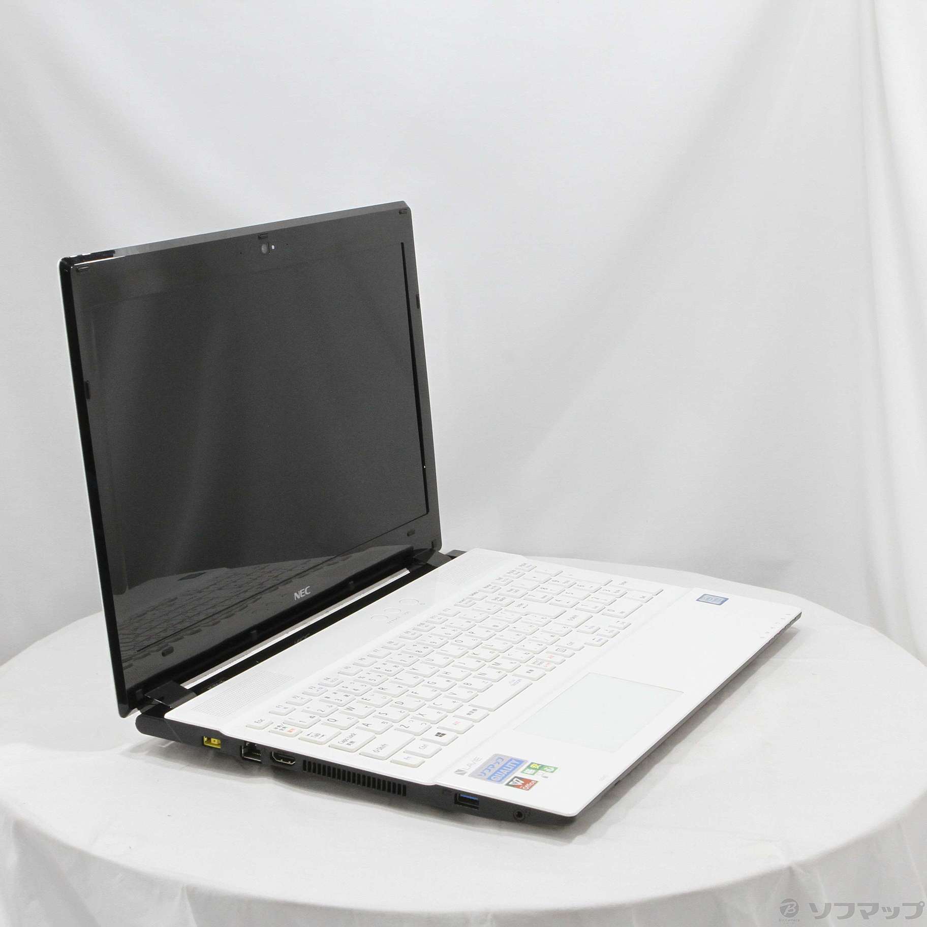 中古】格安安心パソコン LaVie Note Standard NS350／GAW PC-NS350GAW クリスタルホワイト 〔Windows  10〕 ［Core i3 7100U (2.4GHz)／4GB／HDD1TB／15.6インチワイド］ [2133054405885] -  リコレ！|ビックカメラグループ ソフマップの中古通販サイト