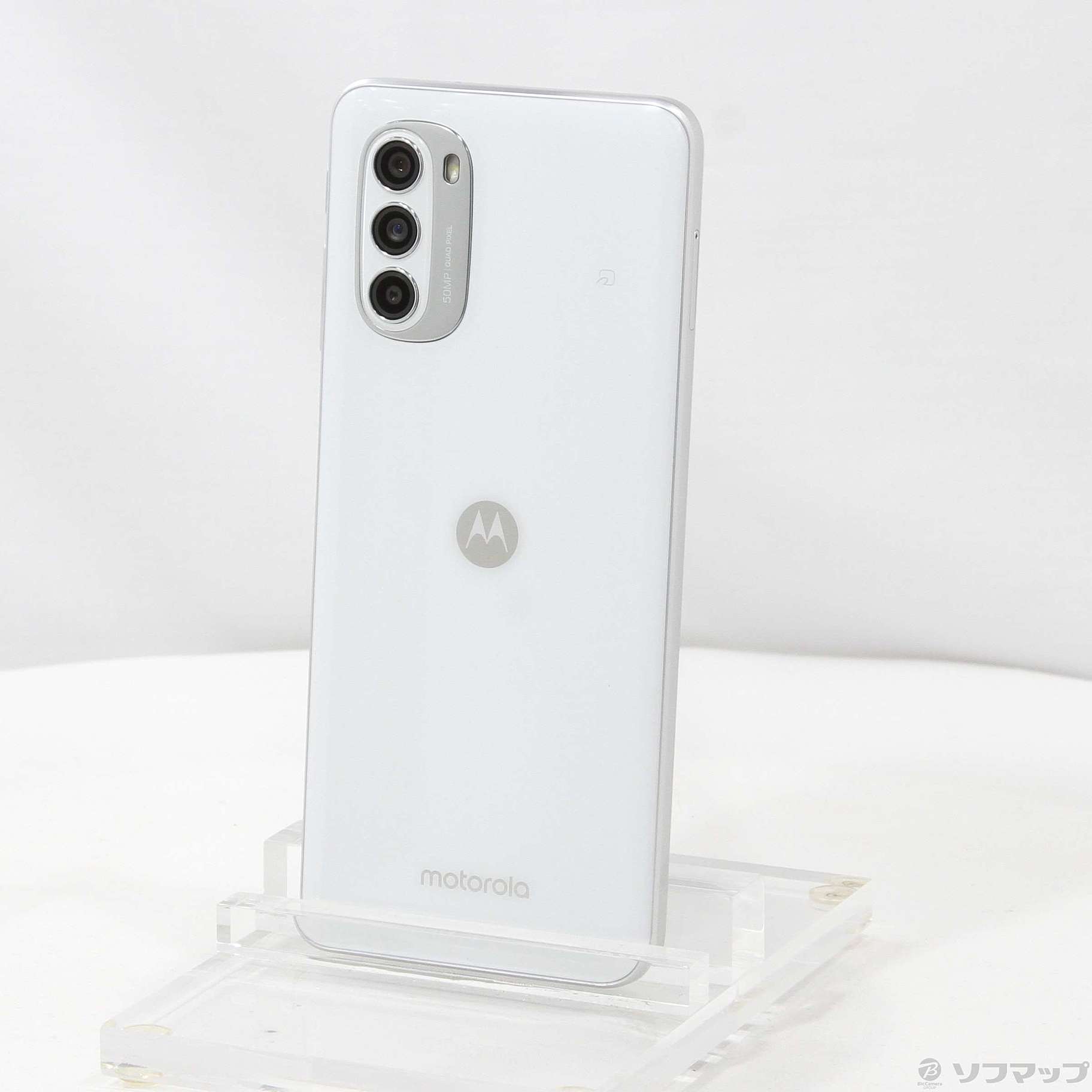 中古】moto g52j 5G 128GB パールホワイト PATM0001JP SIMフリー 