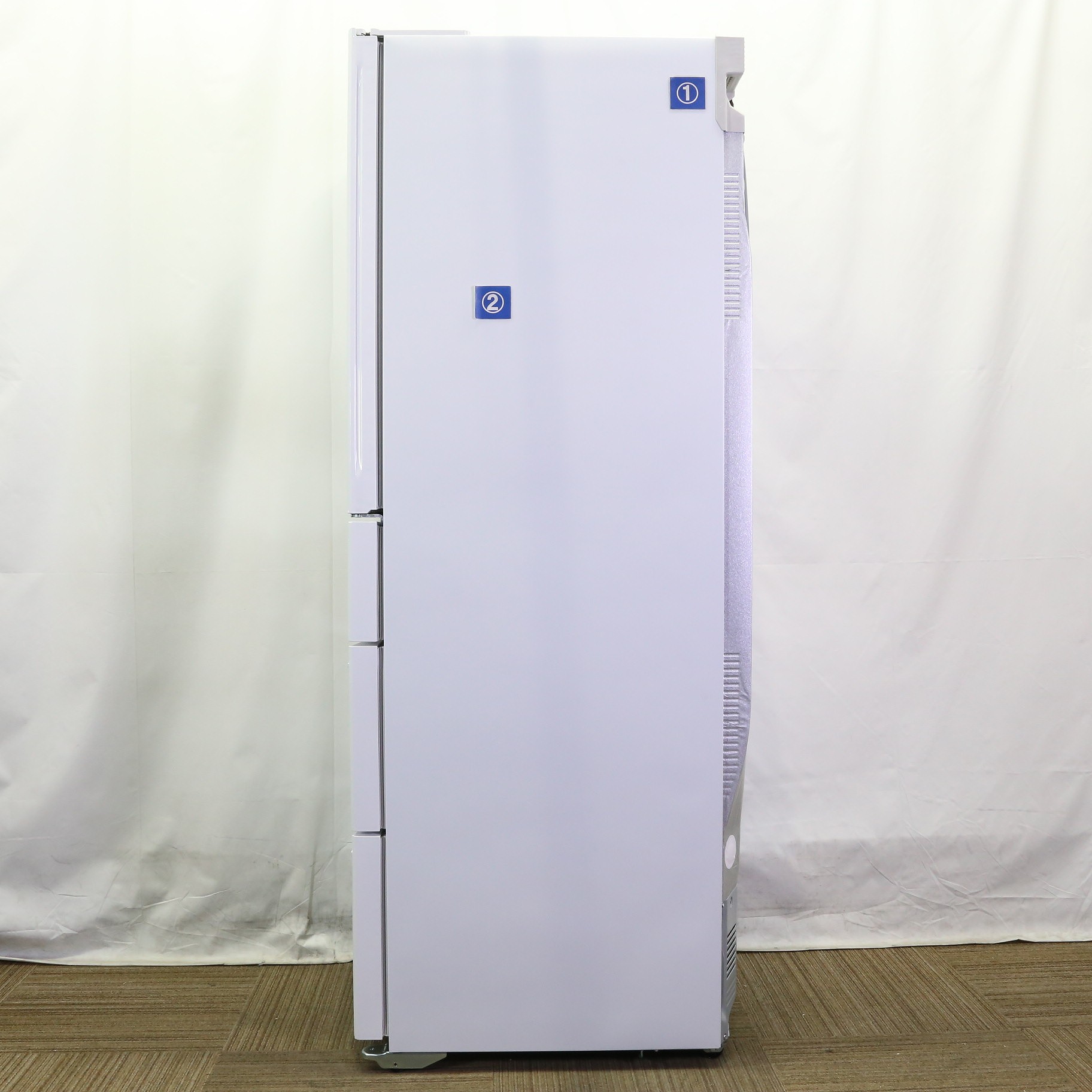 中古】〔展示品〕 冷蔵庫 Bシリーズ クリスタルピュアホワイト MR-B46J 