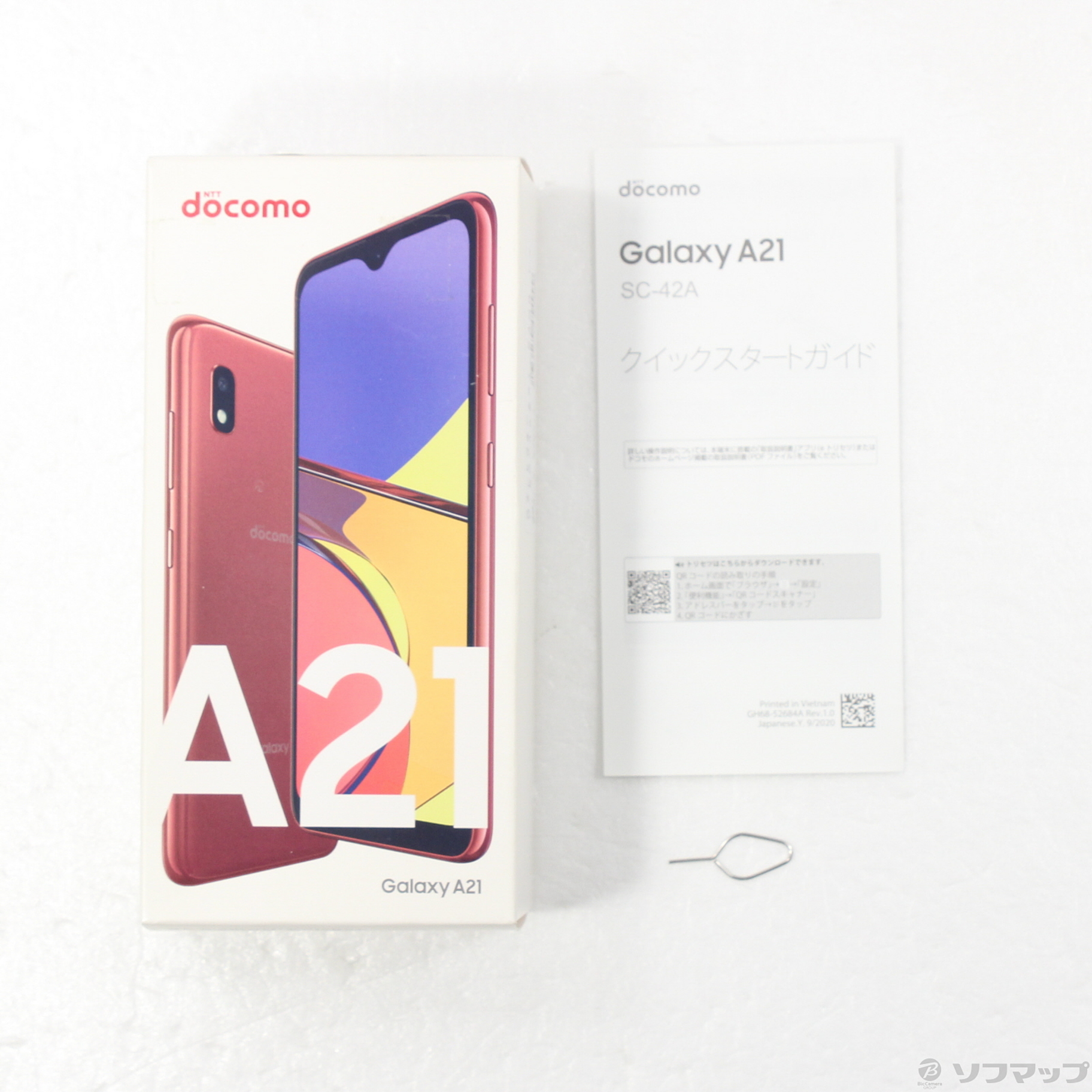 GALAXY A21 64GB レッド SC-42A docomoロック解除SIMフリー