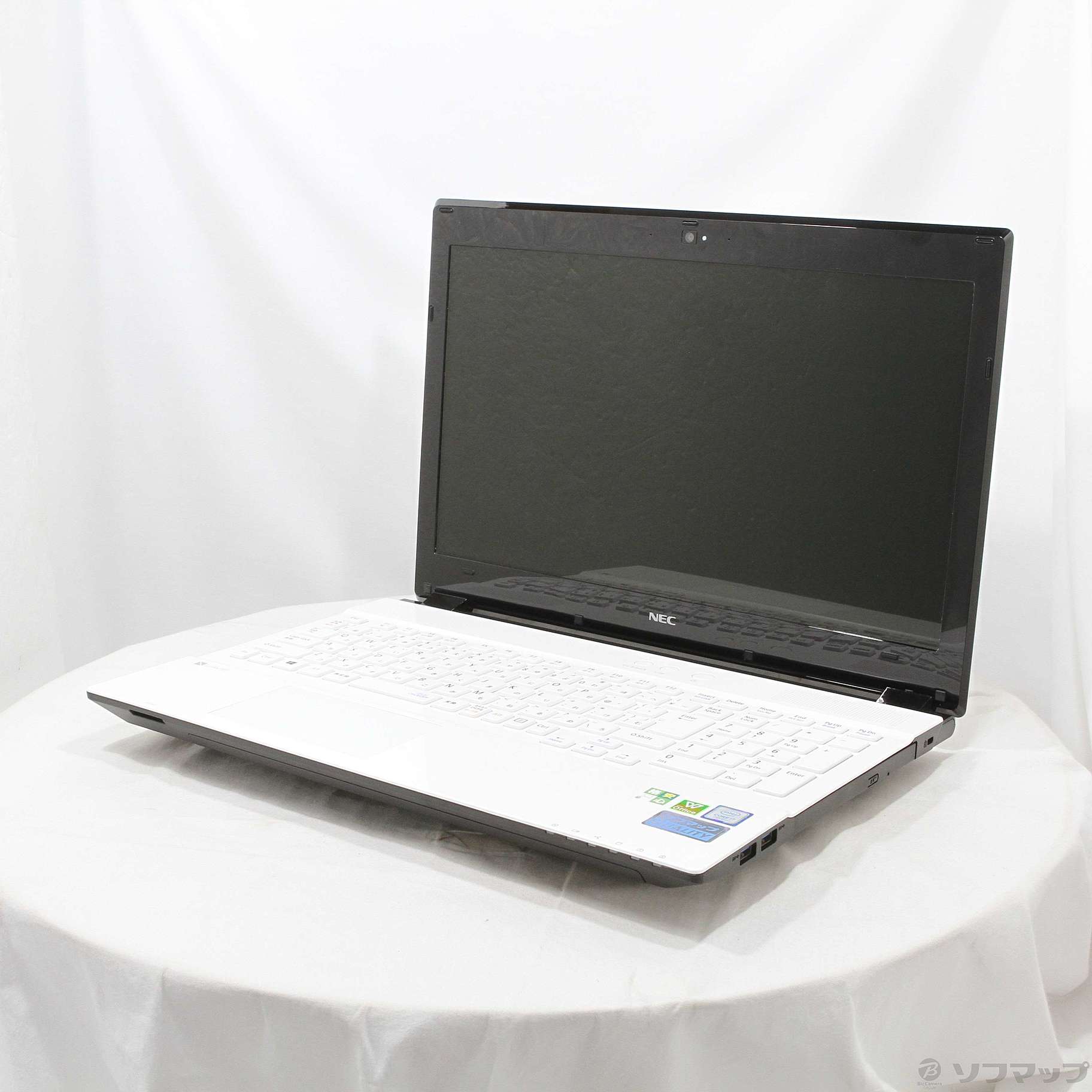 中古】格安安心パソコン LaVie Note Standard NS600／GAW PC-NS600GAW クリスタルホワイト 〔Windows  10〕 ［Core-i7-7500U (2.7GHz)／4GB／HDD1TB／15.6インチワイド］ [2133054455354] -  法人専用リコレ！|ソフマップの法人専用中古通販サイト