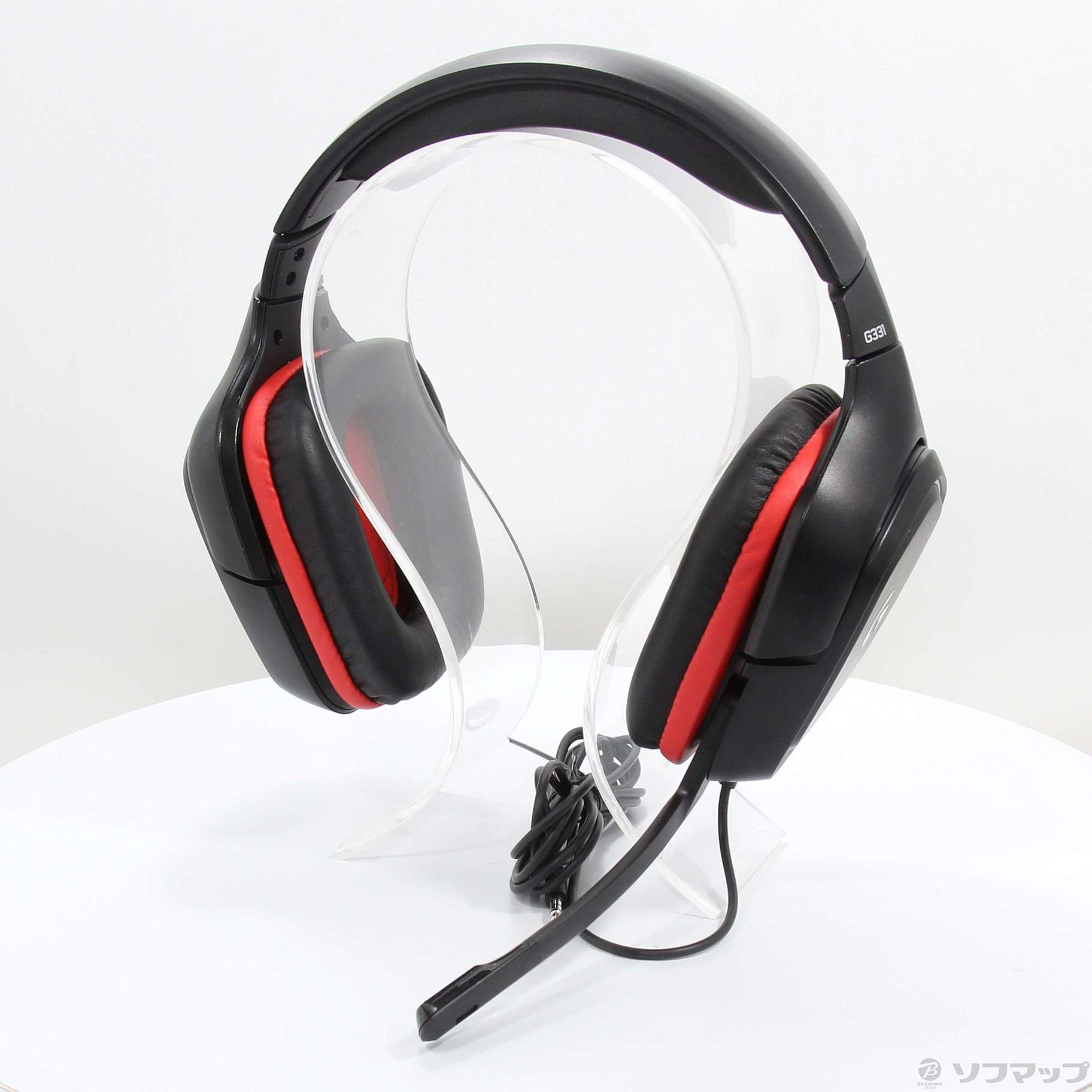 G331レッドブラック2.1です ヘッドフォン ロジクール g331 Logicool G331 ゲーミングヘッドセット