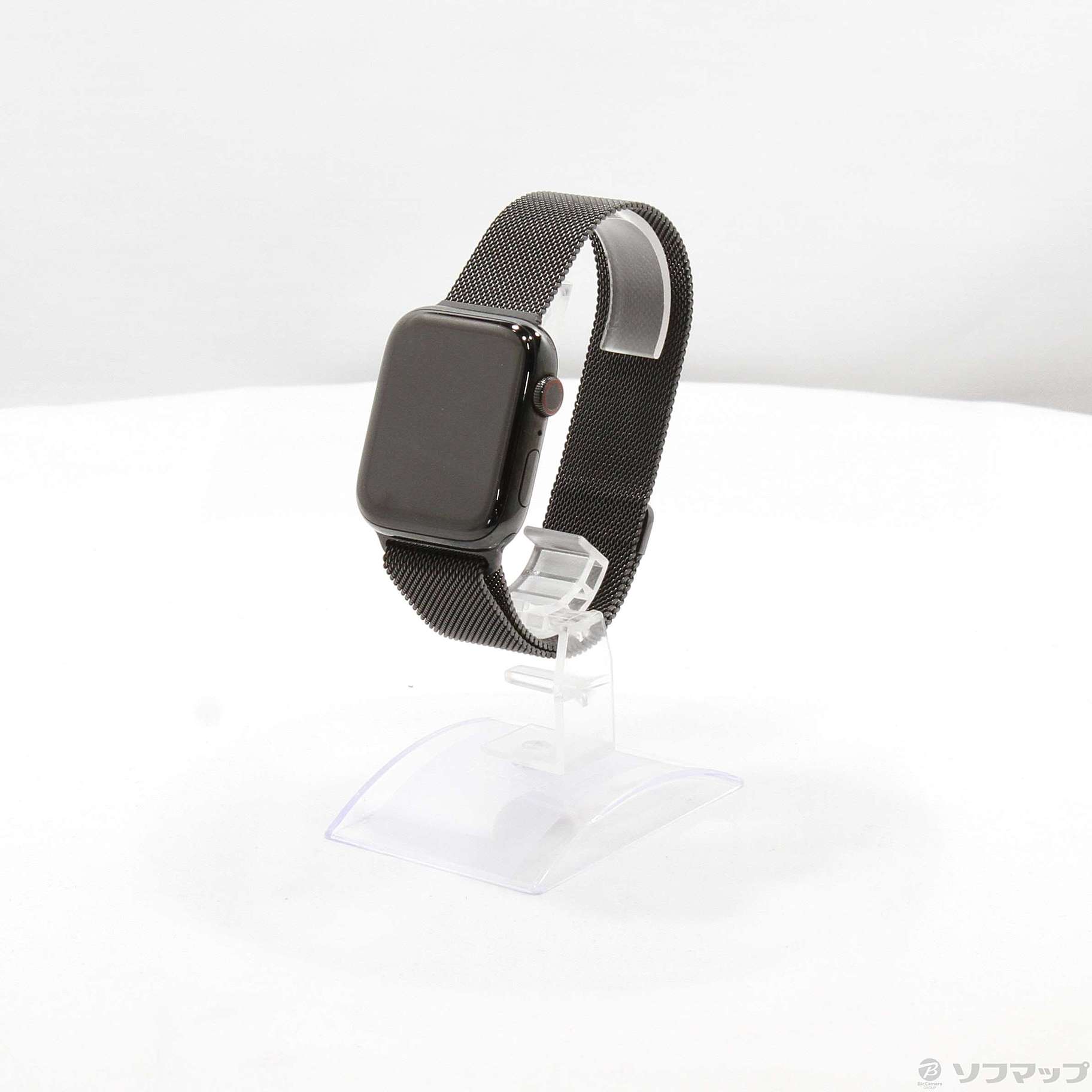 Apple Watch Series 5 GPS + Cellular 44mm スペースブラックステンレススチールケース  スペースブラックミラネーゼループ