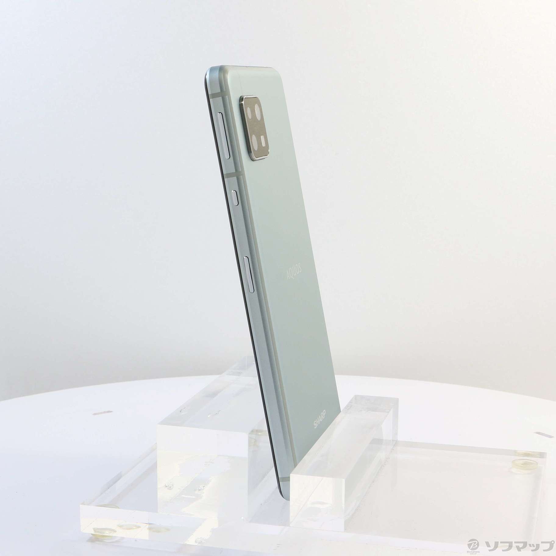 中古】AQUOS sense5G 楽天版 64GB オリーブシルバー SH-M17 SIMフリー 