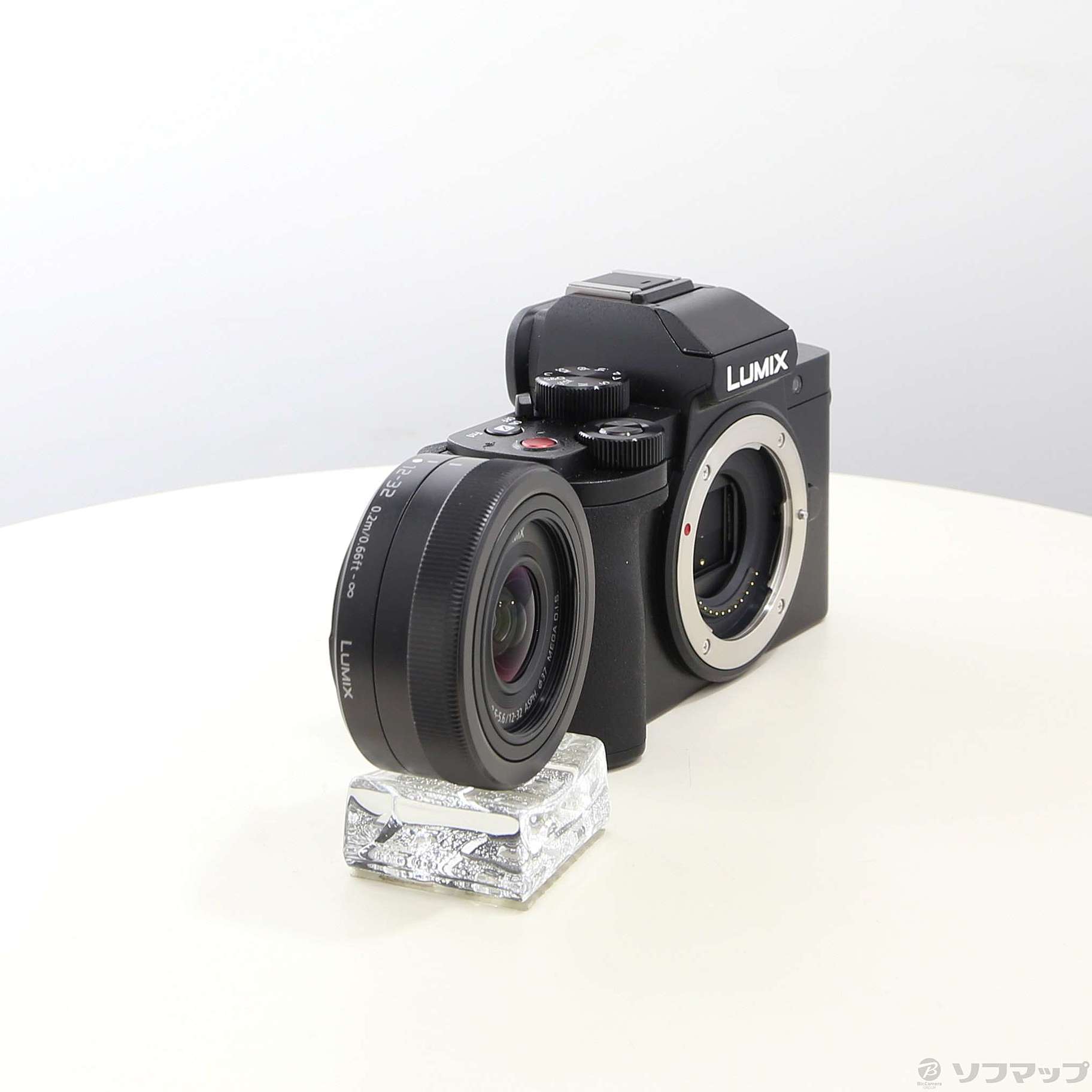 中古】LUMIX G100 標準ズームレンズキット ブラック DC-G100K-K