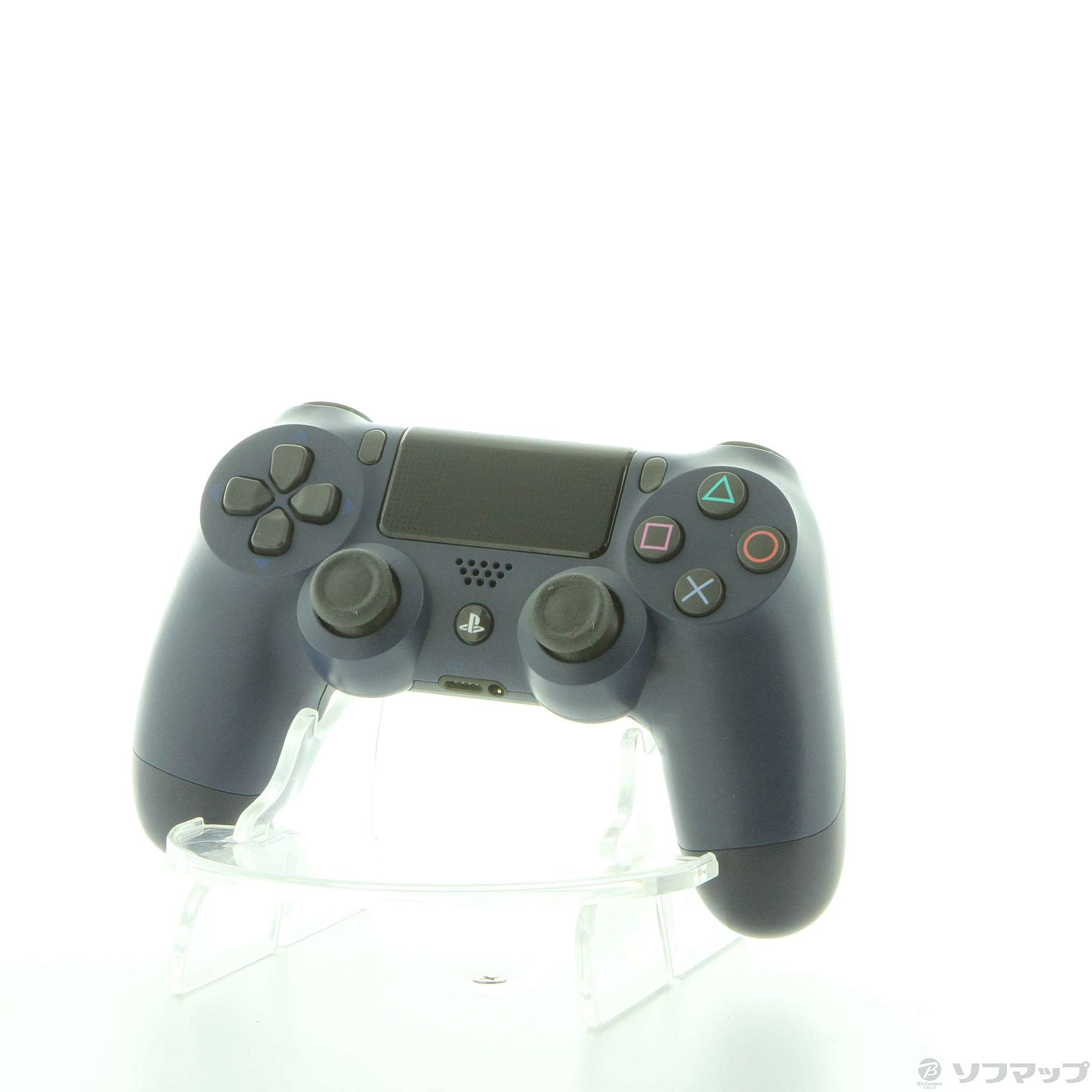 中古】ワイヤレスコントローラー DUALSHOCK4 ミッドナイト・ブルー