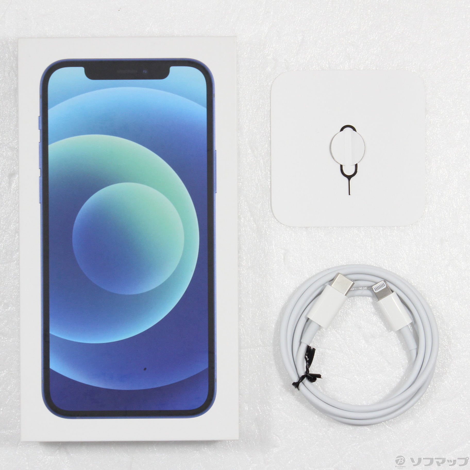 中古】iPhone12 64GB ブルー MGHR3J／A SIMフリー [2133054490874