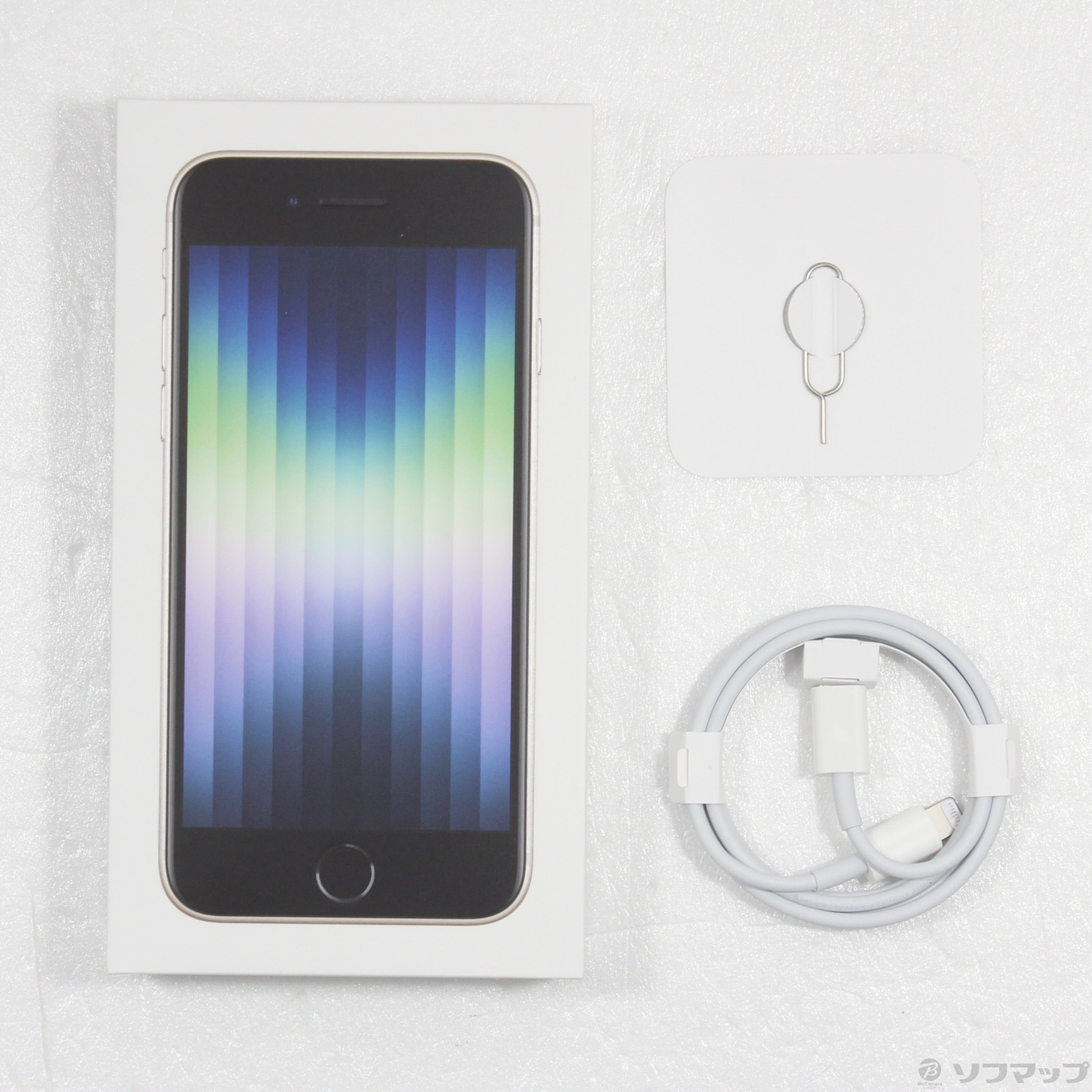 中古】iPhone SE 第3世代 64GB スターライト MMYD3J／A SIMフリー [2133054496302] -  リコレ！|ビックカメラグループ ソフマップの中古通販サイト