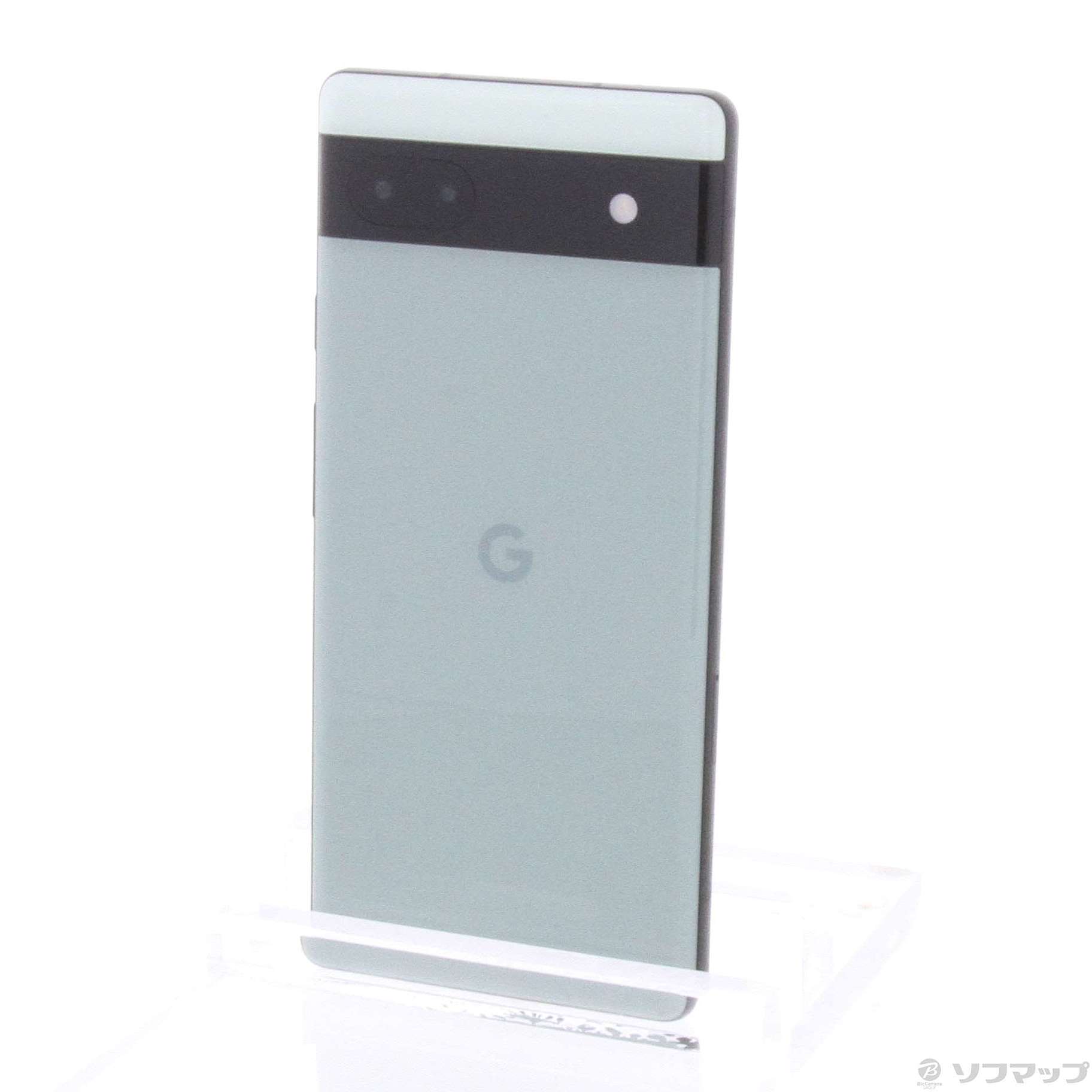 中古】Google Pixel 6a 128GB セージ GB17L auロック解除SIMフリー 