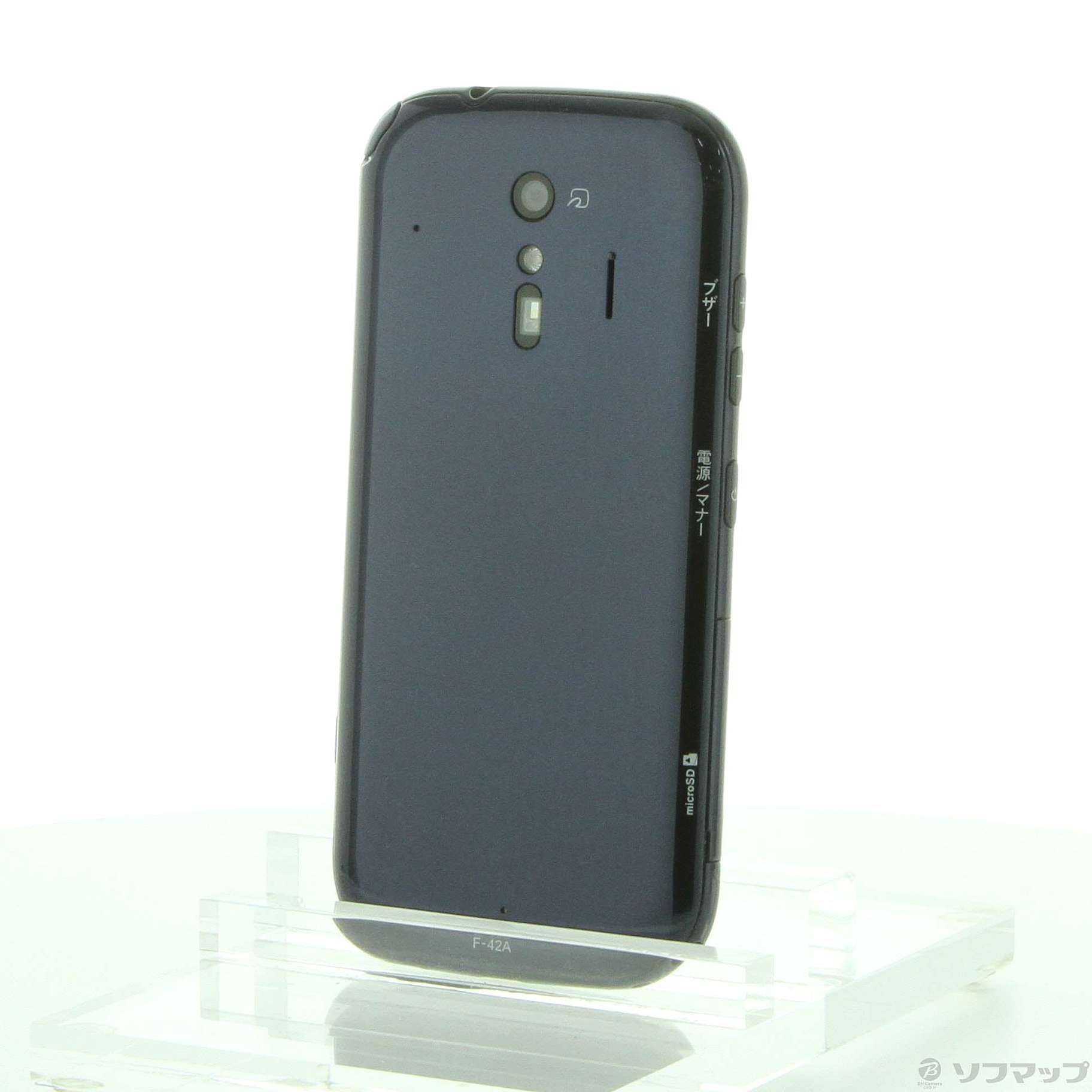 中古】らくらくスマートフォン 32GB ネイビー F-42A docomoロック解除