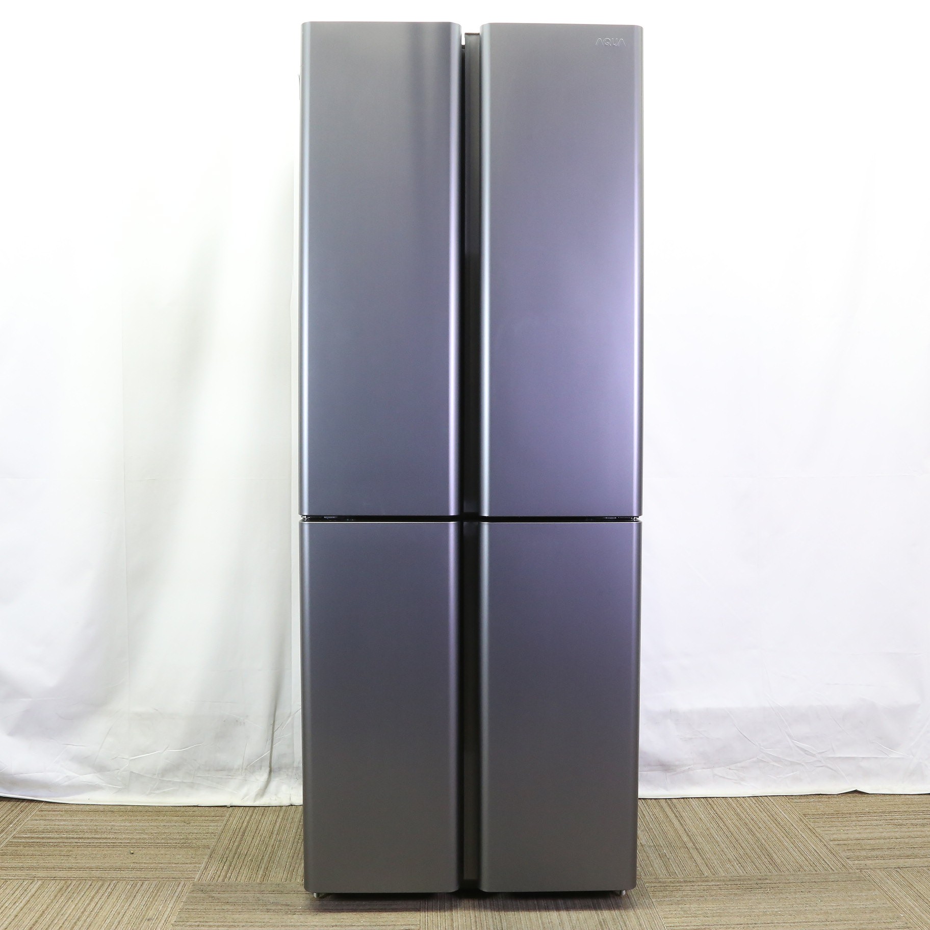 中古】〔展示品〕 冷蔵庫 TZ SERIES ダークシルバー AQR-TZA42N(DS