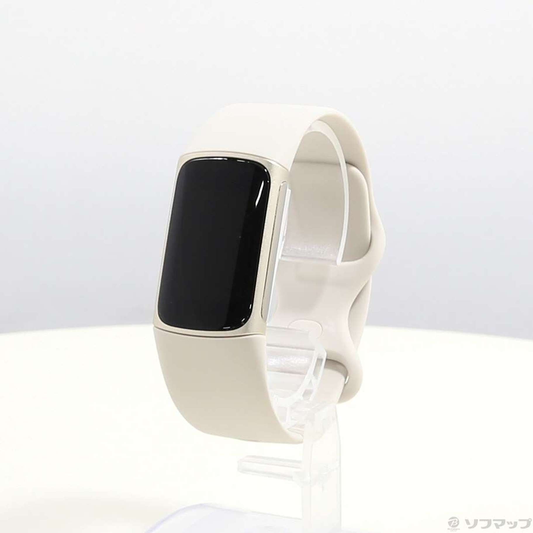 中古】Fitbit Charge5 FB421GLWT-FRCJK ルナホワイト／ソフト