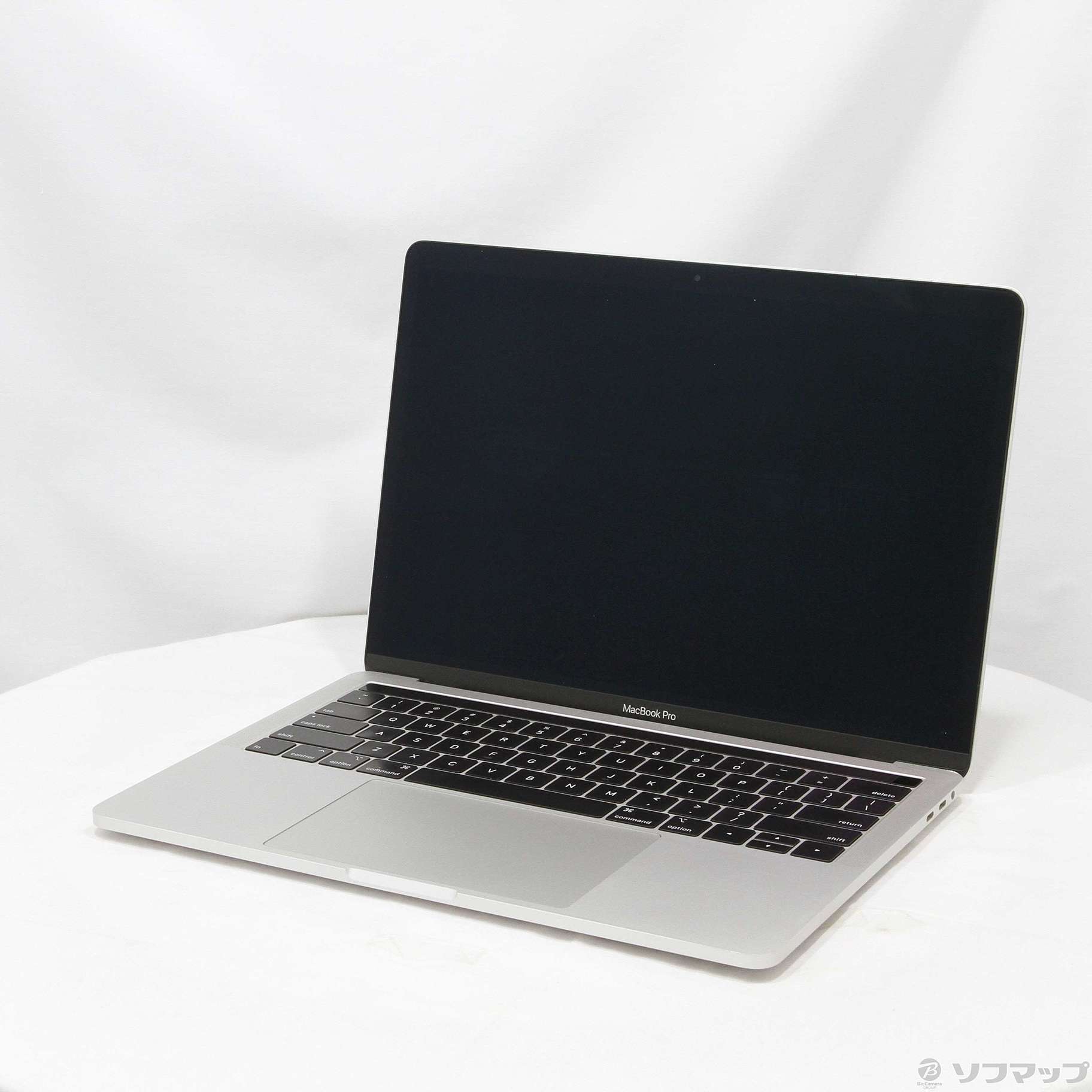 (中古)Apple MacBook Pro 13.3-inch Mid 2018 MR9V2J/A Core_i7 2.7GHz 8GB SSD512GB シルバー (10.15 Catalina)(348-ud)