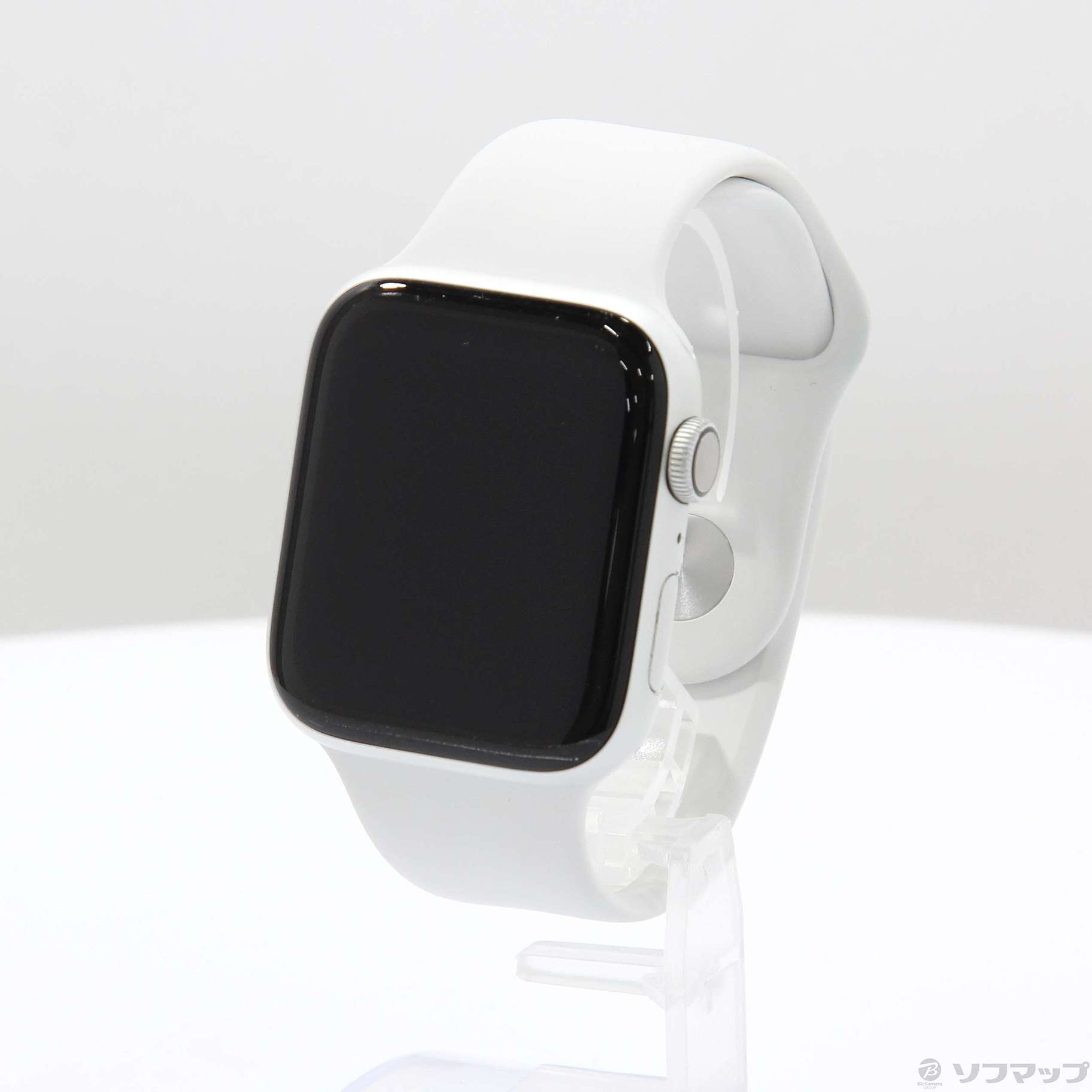 Applewatch 4世代 44mm GPS シルバーアルミ スポーツバンド 中古】Apple Watch Series 4 GPS 44mm シルバーアルミニウムケース