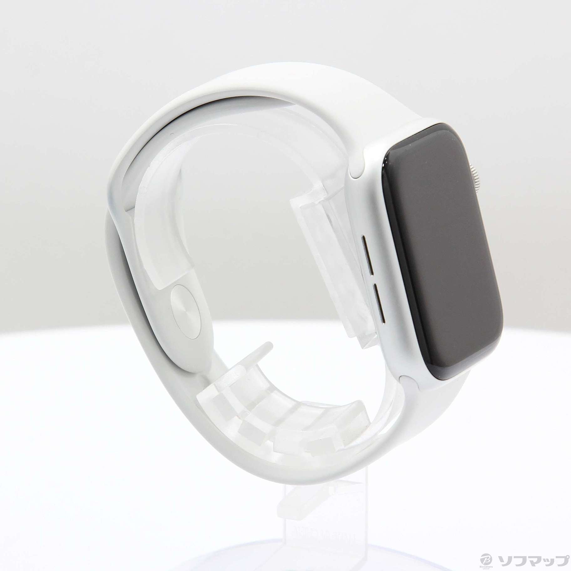 Applewatch 4世代 44mm GPS シルバーアルミ スポーツバンド 中古】Apple Watch Series 4 GPS 44mm シルバーアルミニウムケース